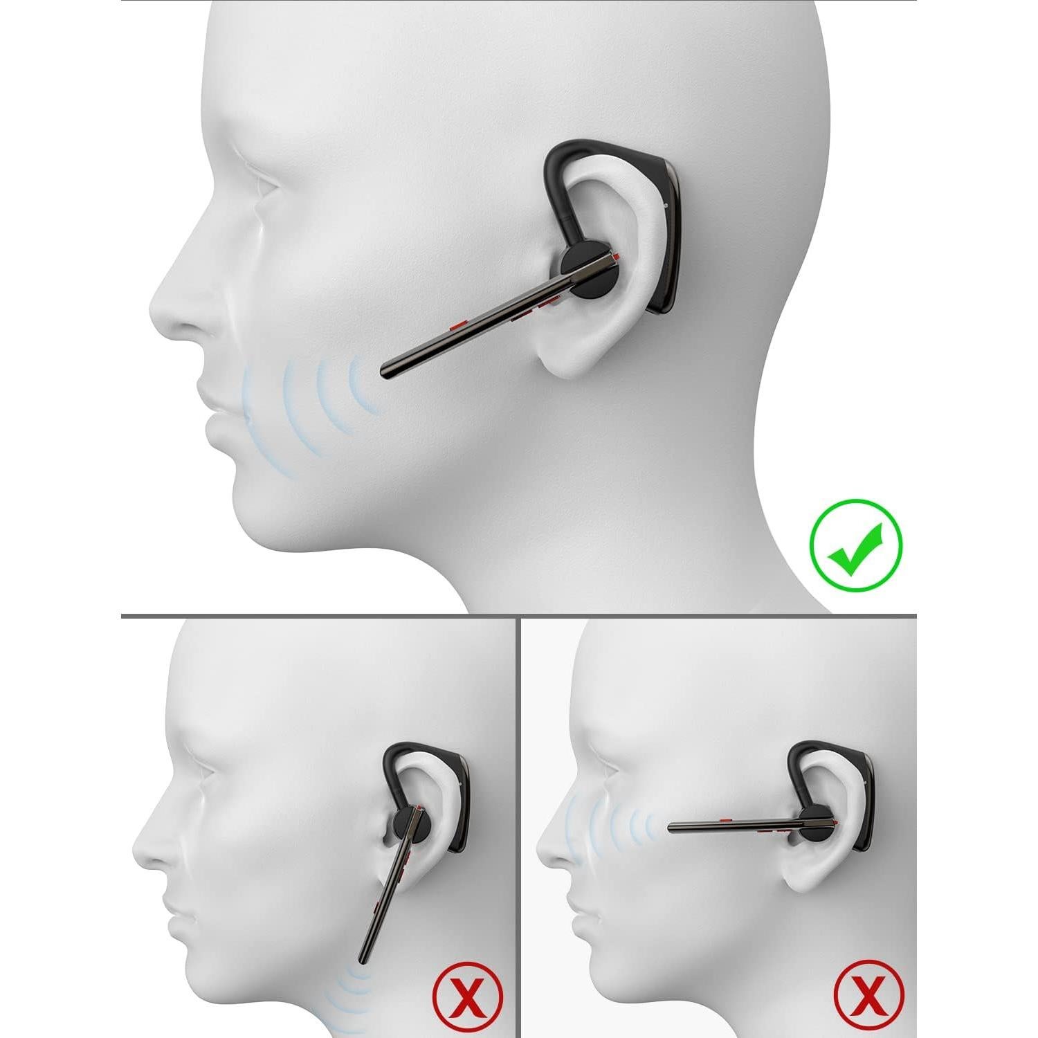 Auricular Inalámbrico Bluetooth 5.2 Nuevo Abejorro M50 Negro