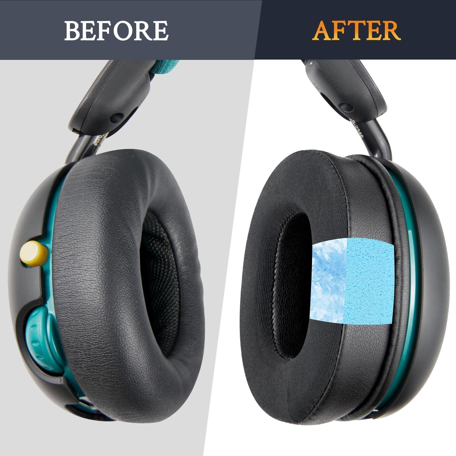 Almohadillas de Gel Refrigerante SOULWIT para Auriculares Grom - Negro