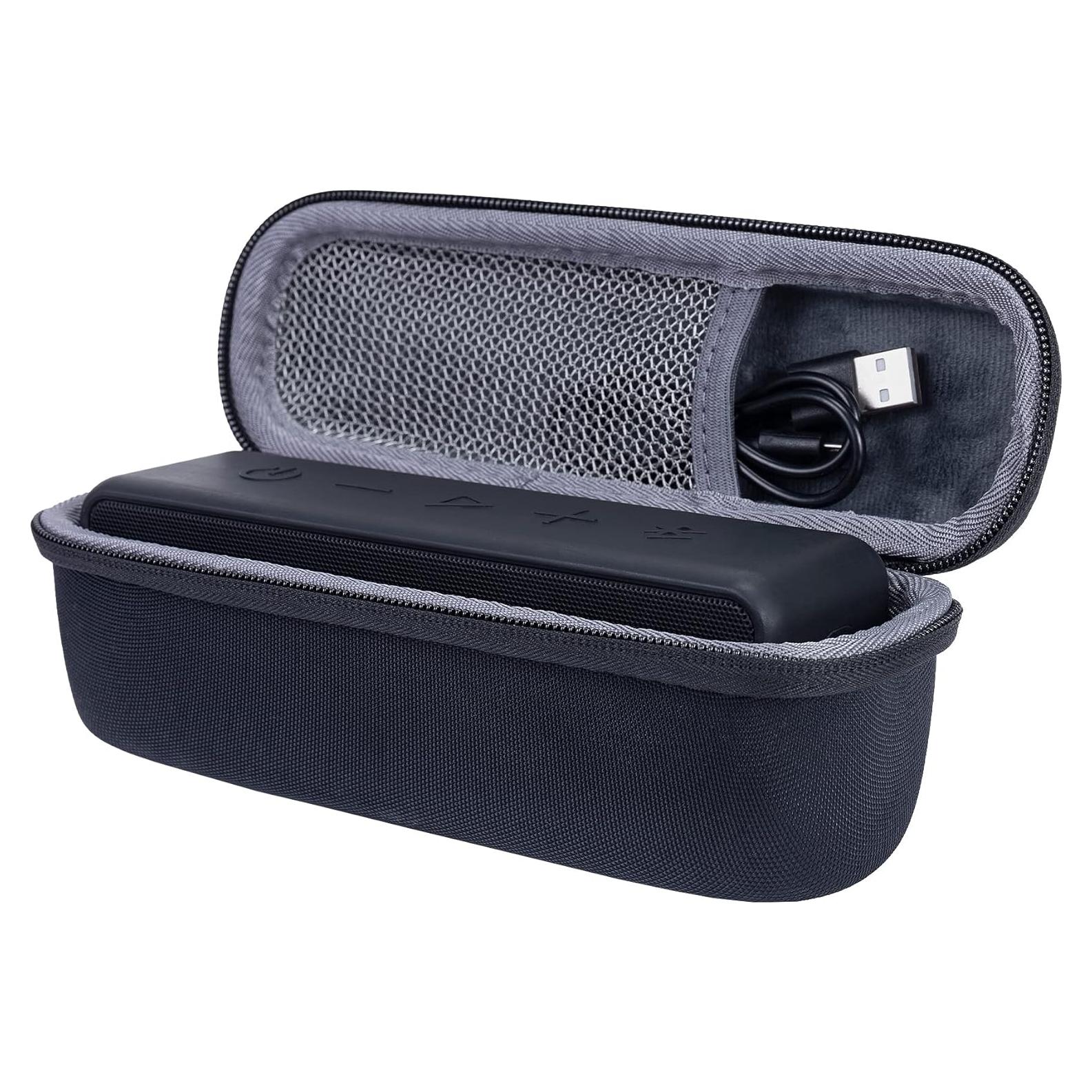 Funda Dura co2CREA para Anker SoundCore 2 y Motion B - Negro