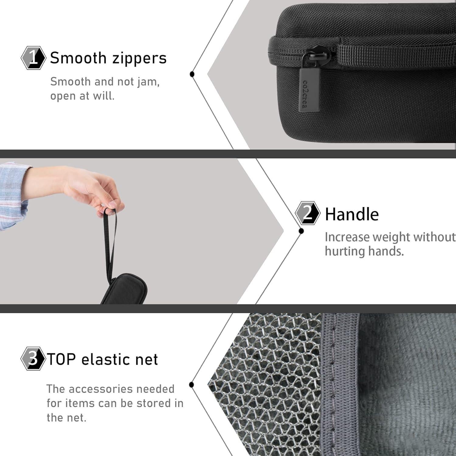 Funda Dura co2CREA para Anker SoundCore 2 y Motion B - Negro