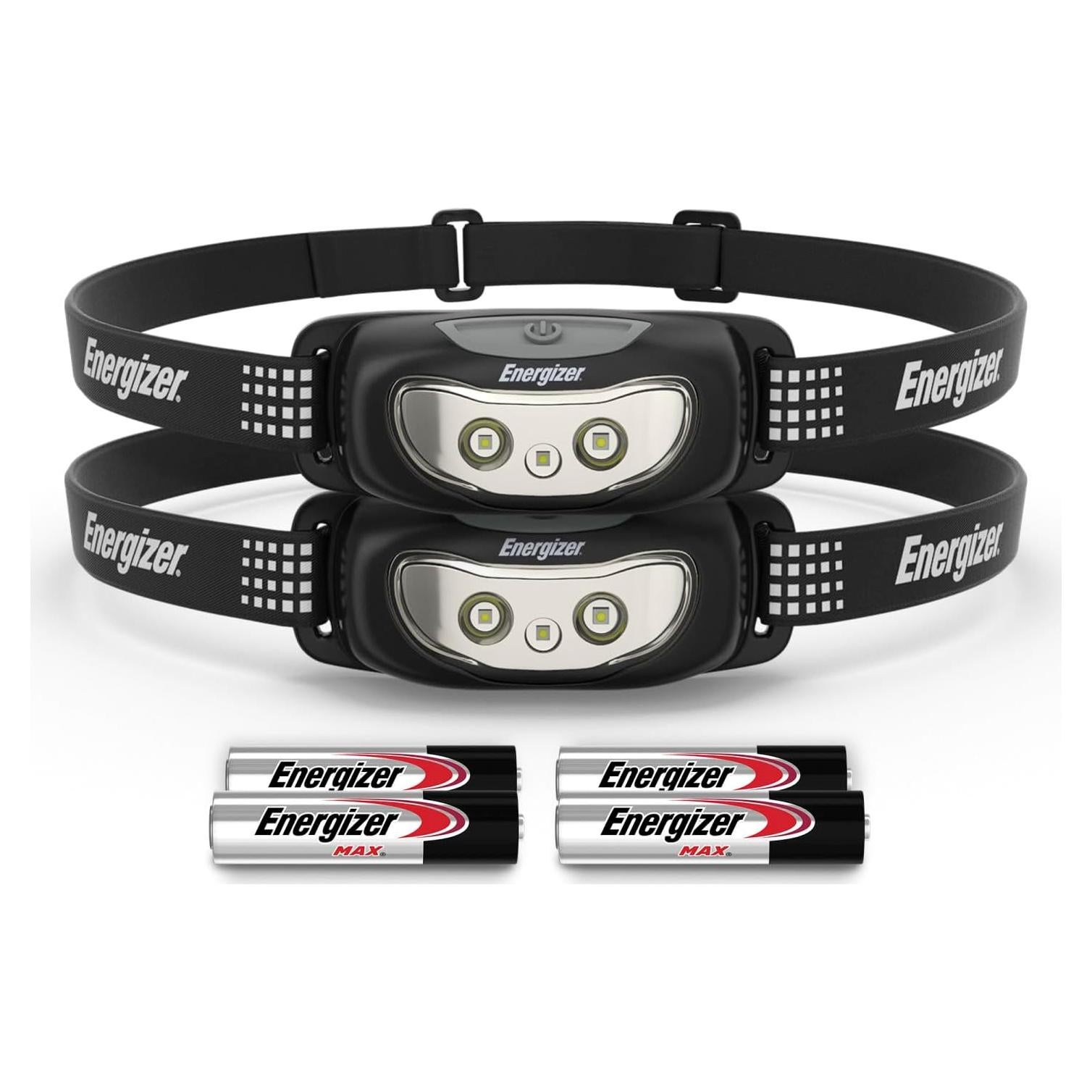 Linterna Frontal LED Energizer 100 Lúmenes Paquete de 2