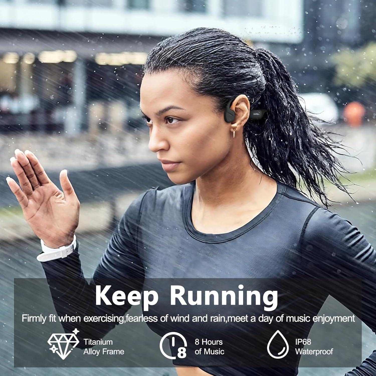 Auriculares Rhyfell Swim 5 Conducción Ósea 32GB IP68 Bluetooth 5.4