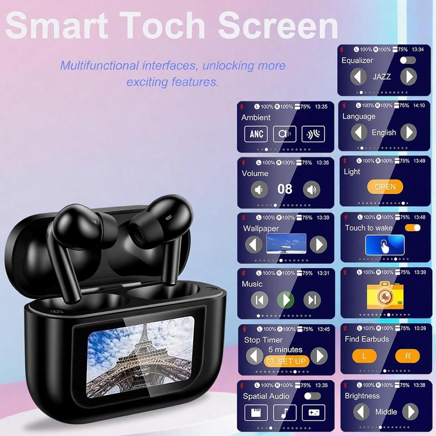 Auriculares Inalámbricos Binineew YW07 Bluetooth 5.4 ANC 40H