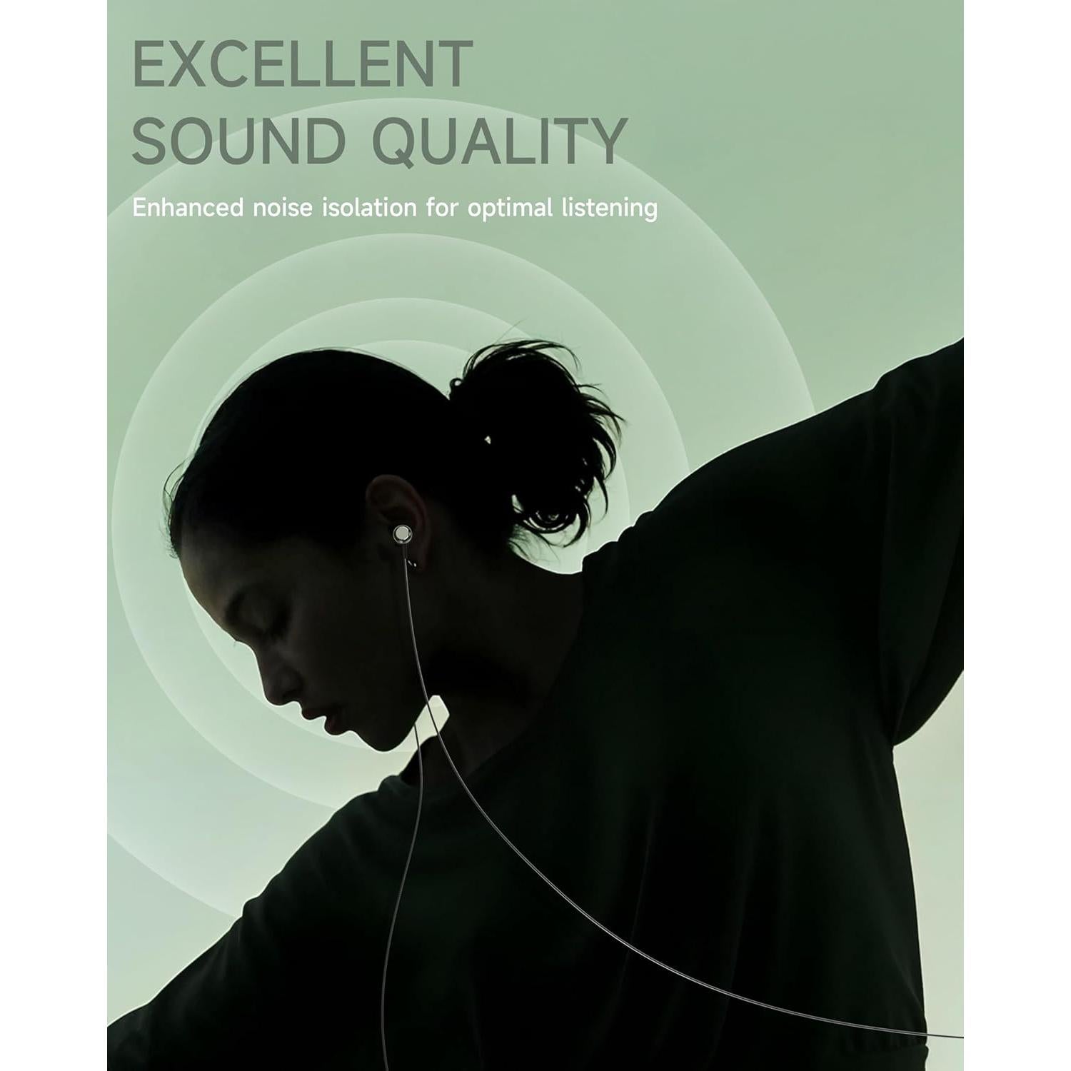 Auriculares USB C Marsno GB04 in-ear con micrófono y graves