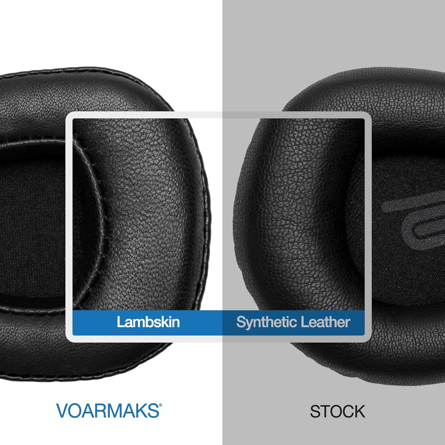 Almohadillas de Cuero de Oveja Voarmaks para Audeze Sine