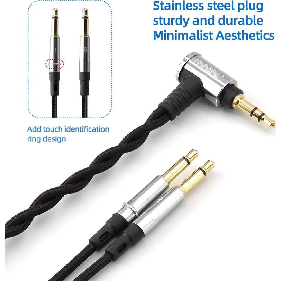 Cable de auriculares FAAEAL 1.9m 3.5mm/4.4mm para Hifiman