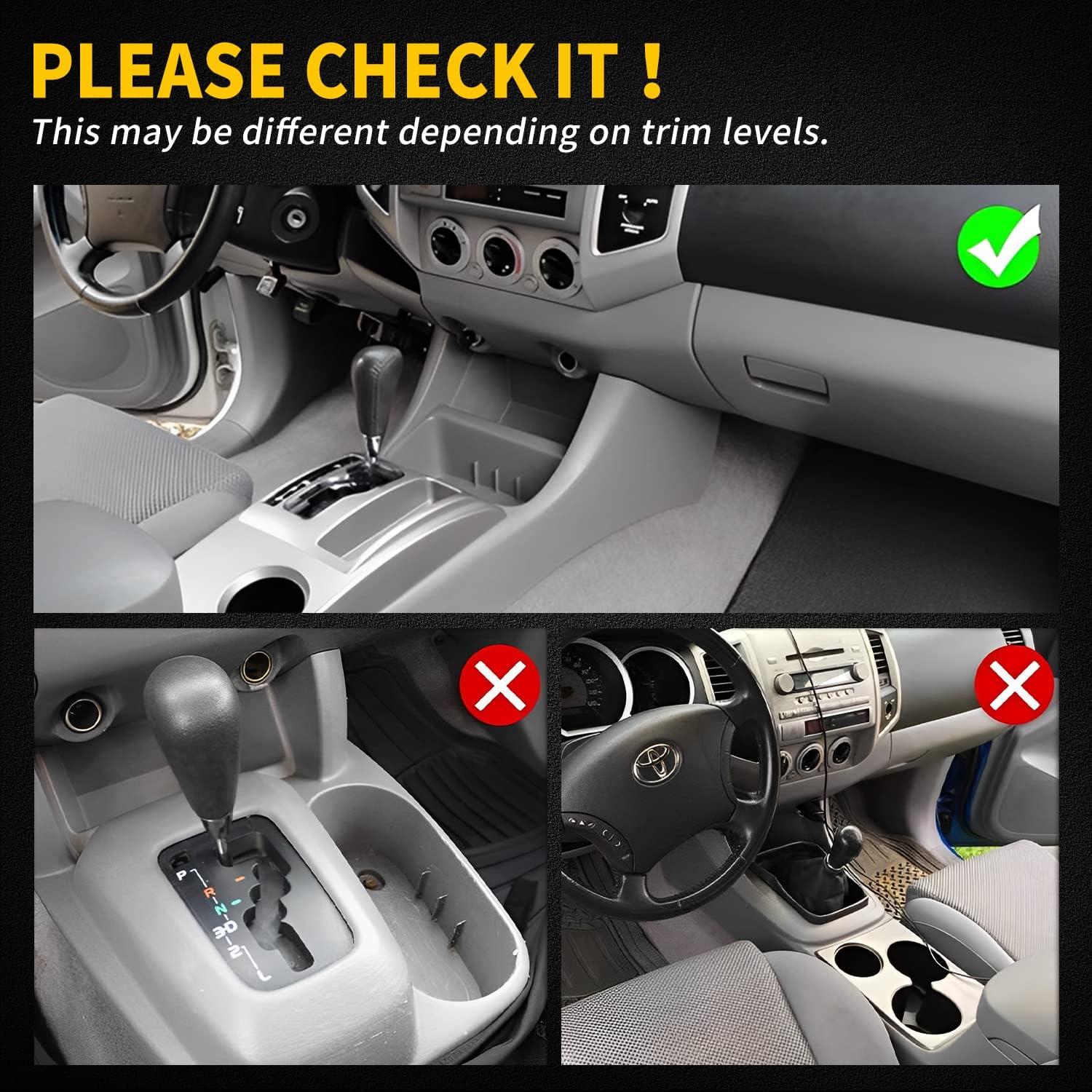 Alfombrillas de Consola Central Asgohme para Toyota Tacoma 2005-2015