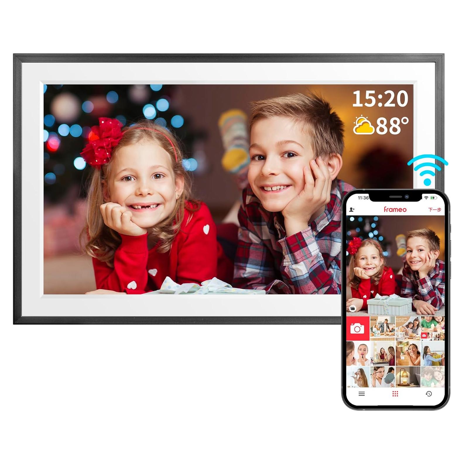 Marco Digital WiFi 10.1" Frameo Pantalla Táctil HD 32GB