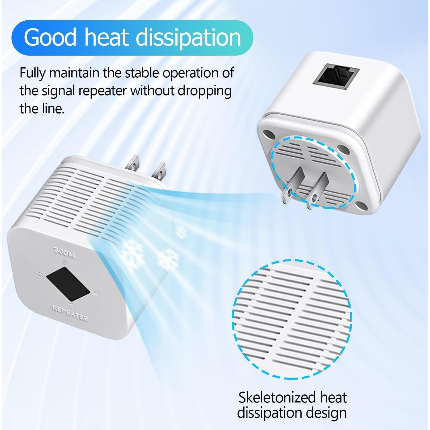 Amplificador de Señal WiFi FangchengTimesun XL 604 m² 300Mbps