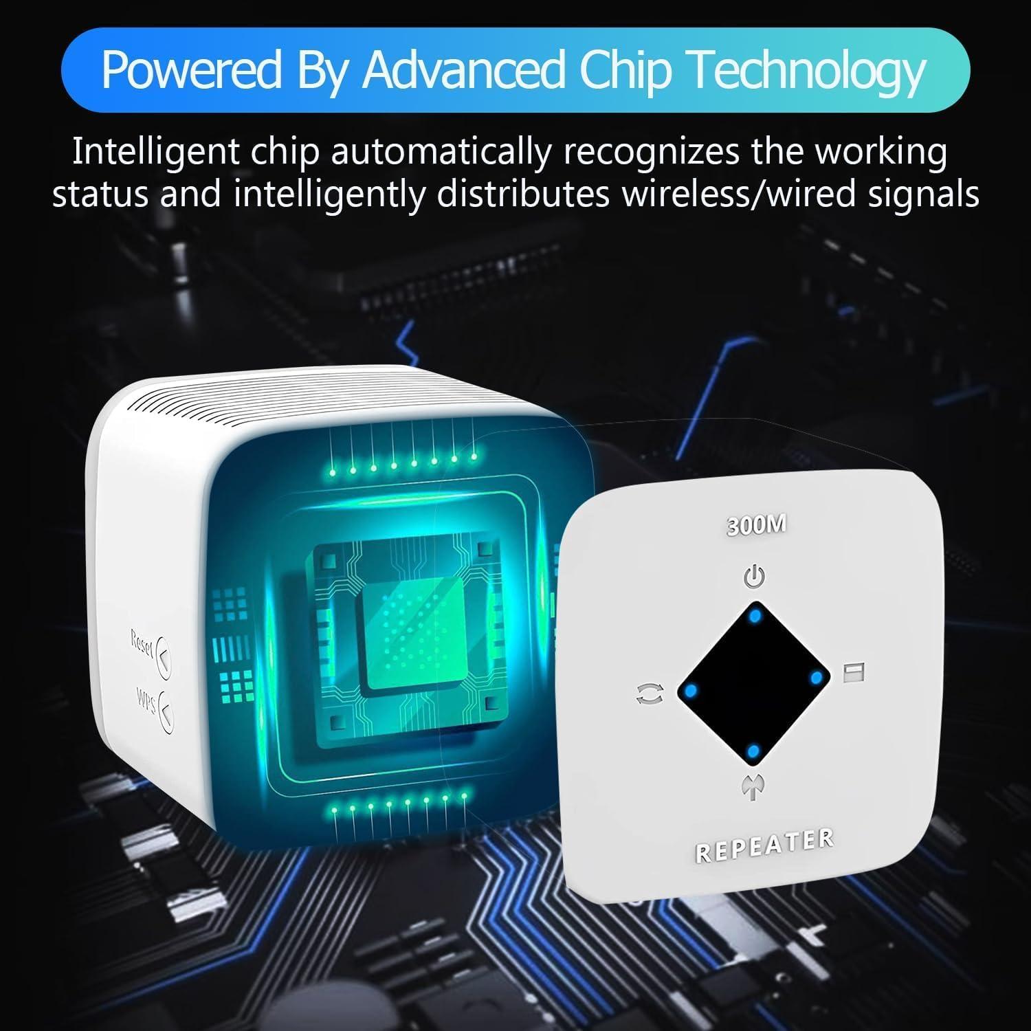 Amplificador de Señal WiFi FangchengTimesun XL 604 m² 300Mbps