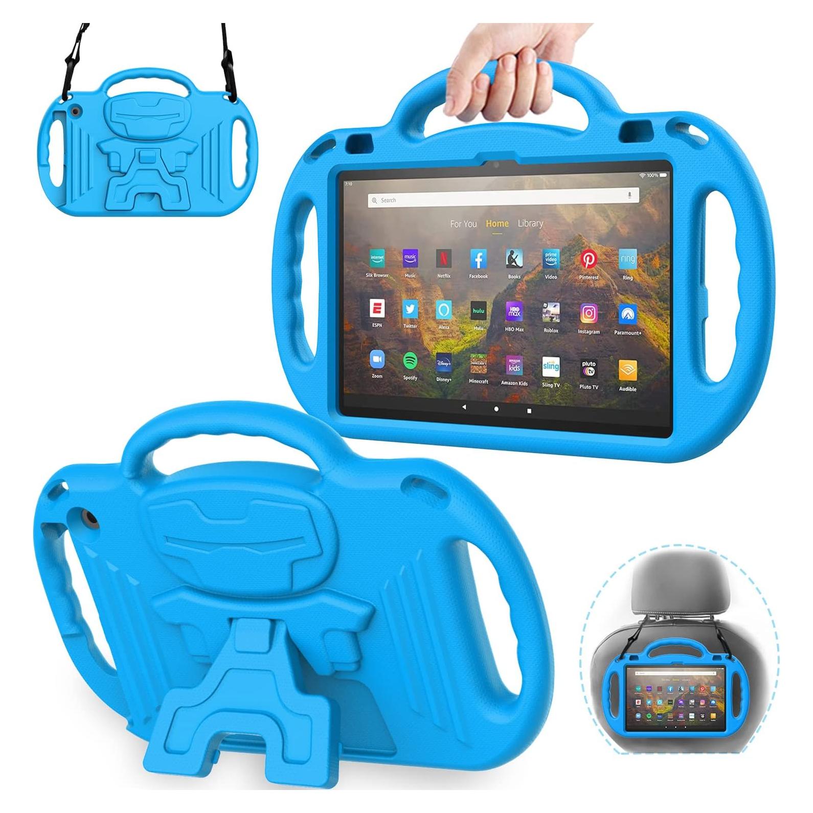 Funda para Niños AVAWO Fire HD 10/10 Plus 2023 Azul