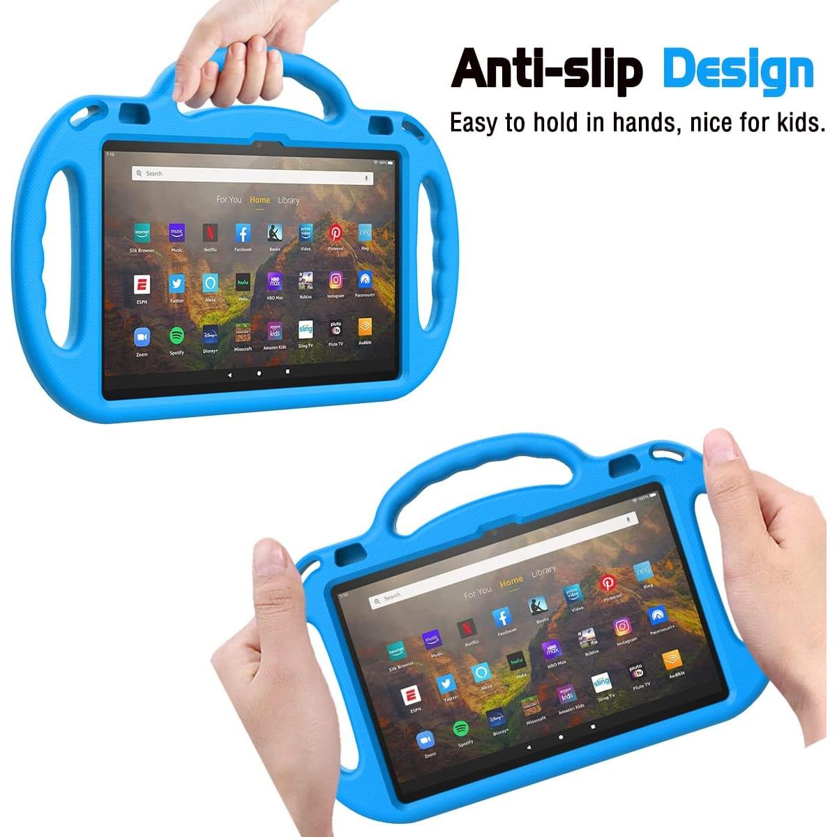 Funda para Niños AVAWO Fire HD 10/10 Plus 2023 Azul