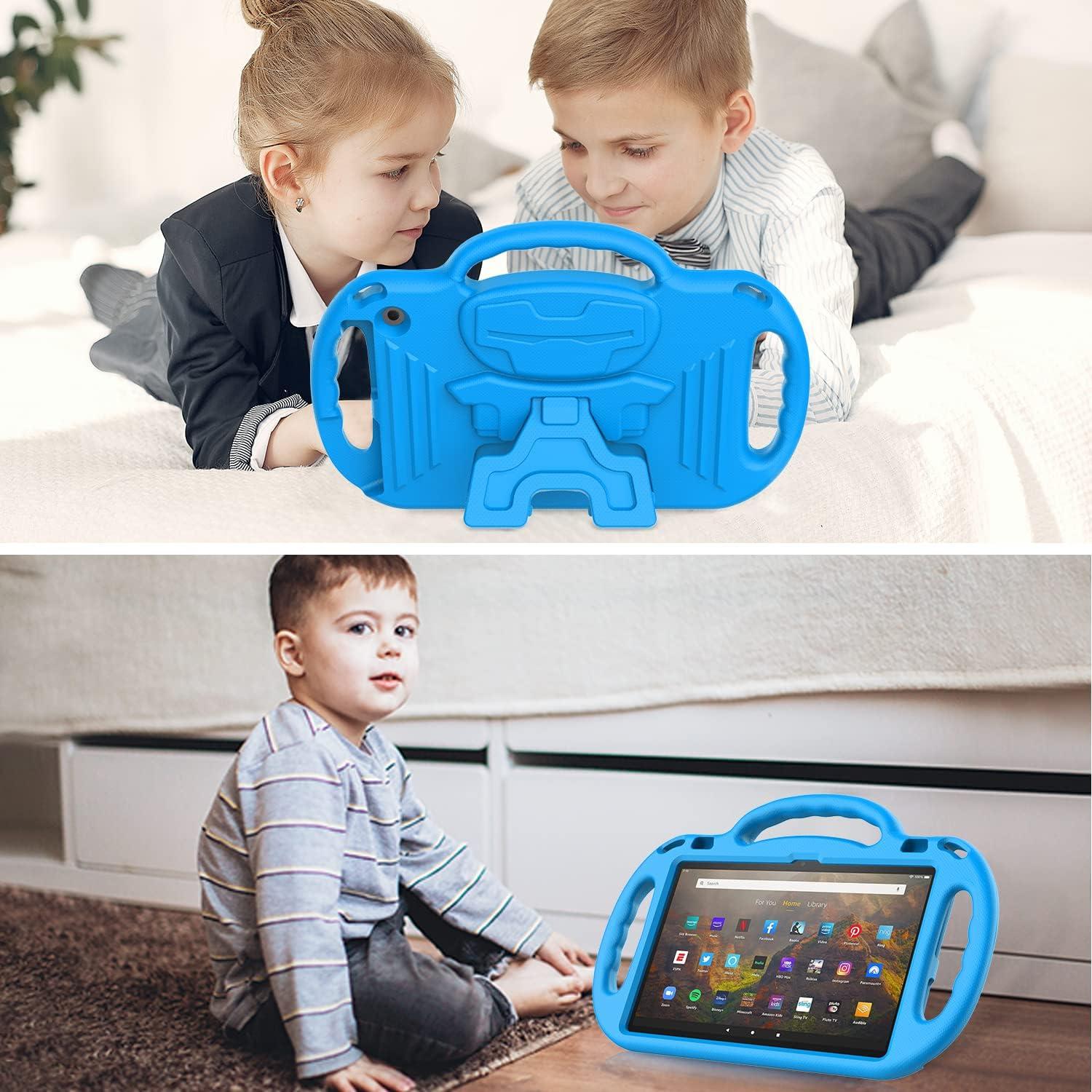 Funda para Niños AVAWO Fire HD 10/10 Plus 2023 Azul