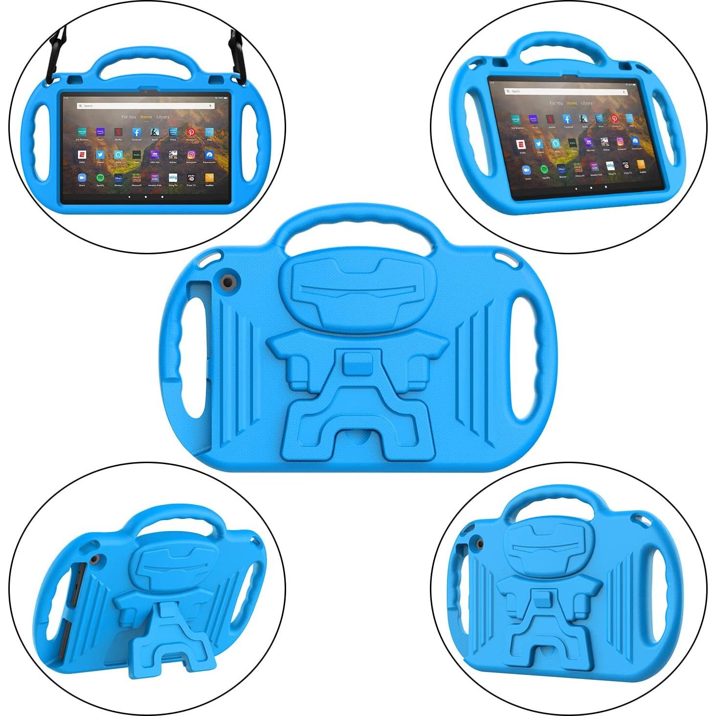 Funda para Niños AVAWO Fire HD 10/10 Plus 2023 Azul