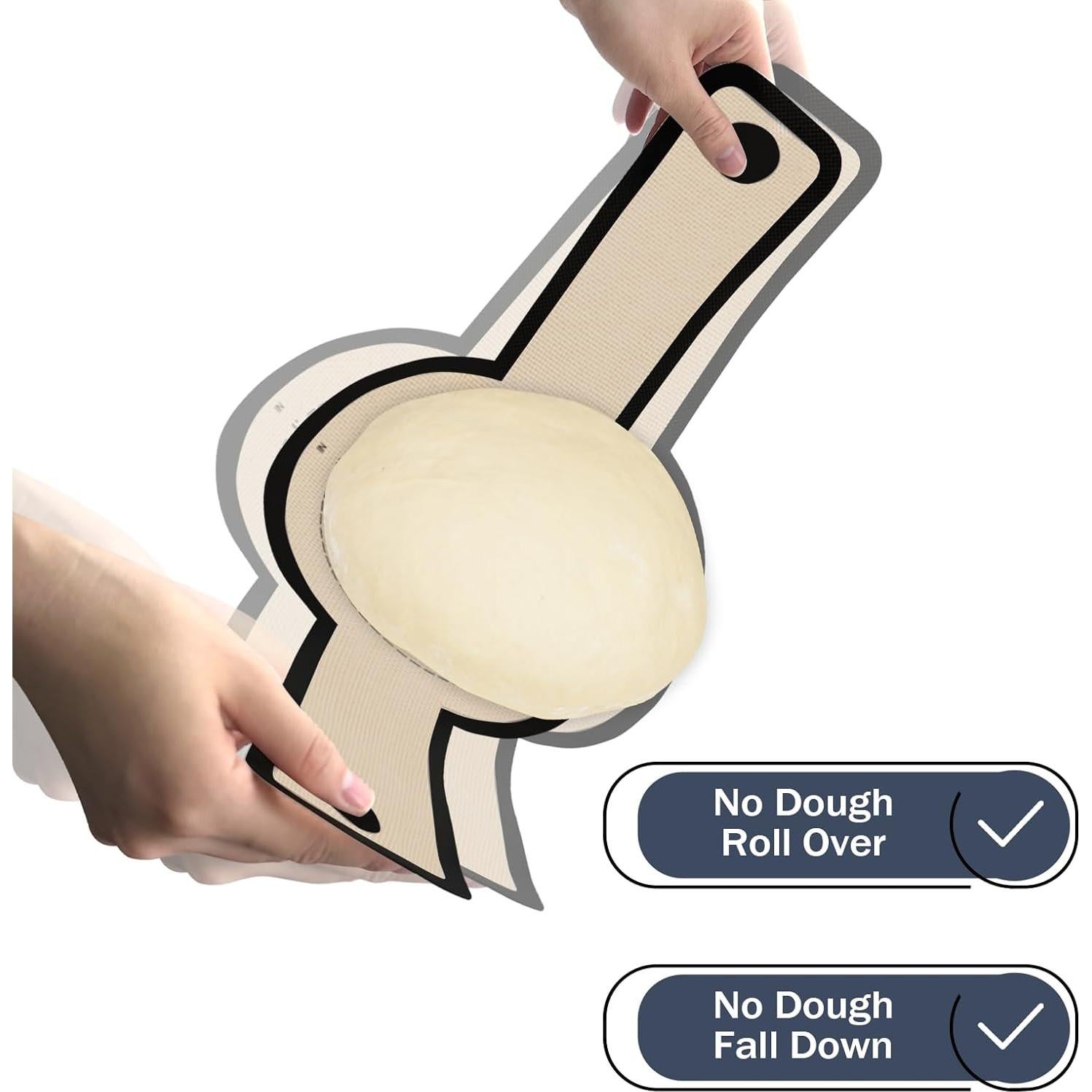 Sling de Pan de Silicona Koolstuffs 2 PCS Ovalado y Redondo