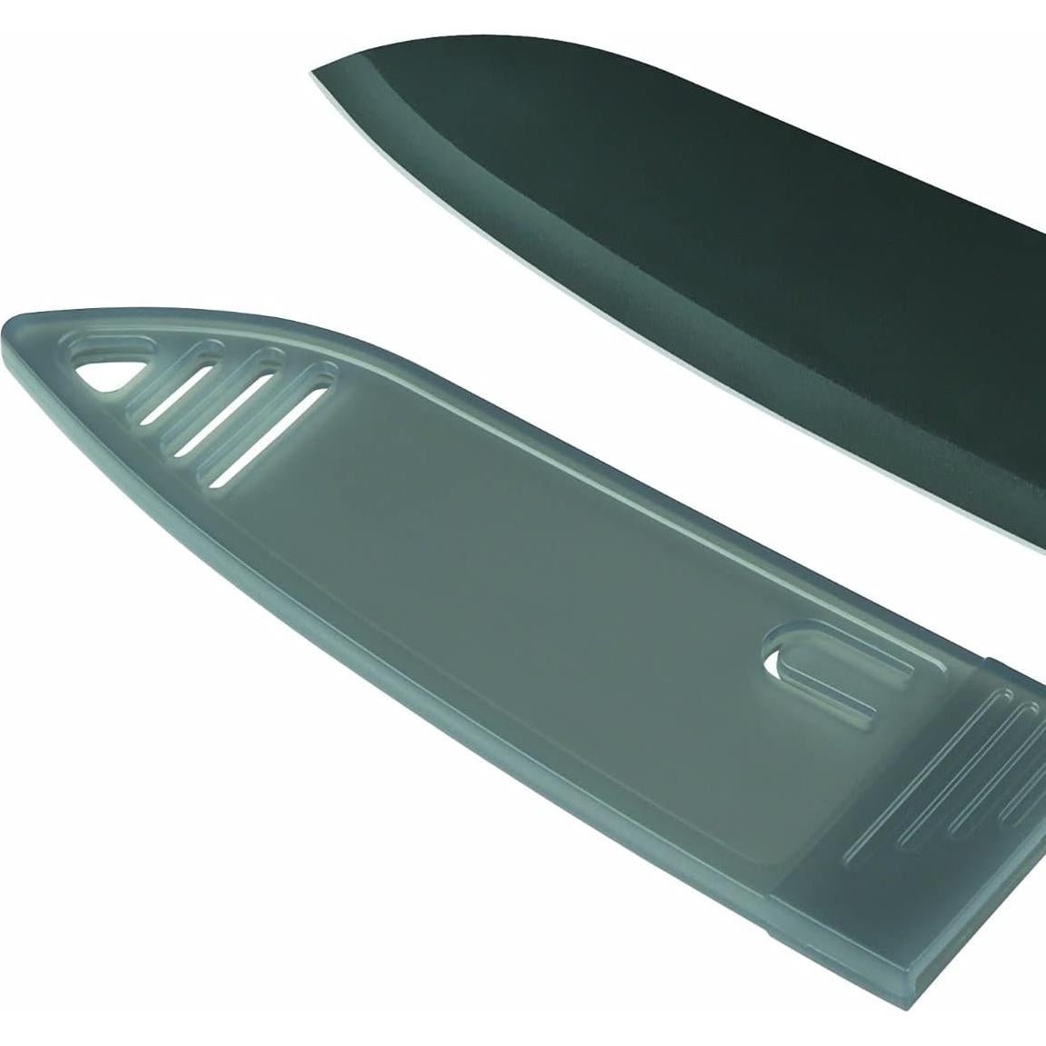 Cuchillo de Chef Kuhn Rikon COLORI 15.24 cm negro con funda