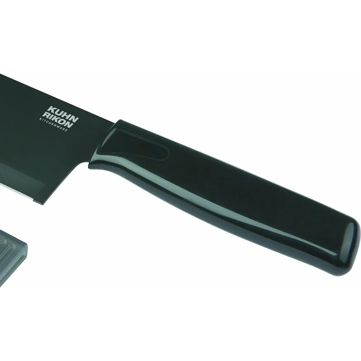 Cuchillo de Chef Kuhn Rikon COLORI 15.24 cm negro con funda