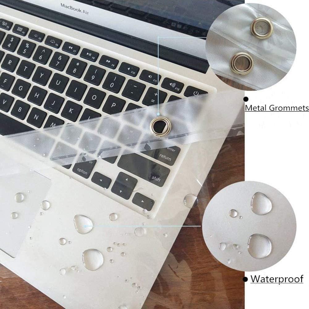 Cortina de Ducha AooHome 91x183 cm Transparente Impermeable