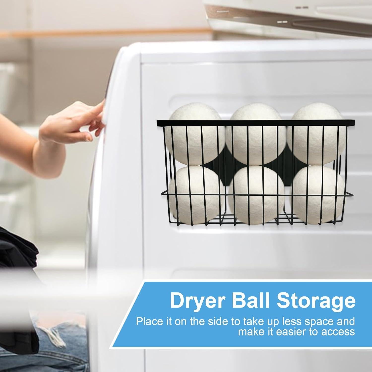 Soporte Magnético para Pelotas de Secadora YEXEXINM Negro