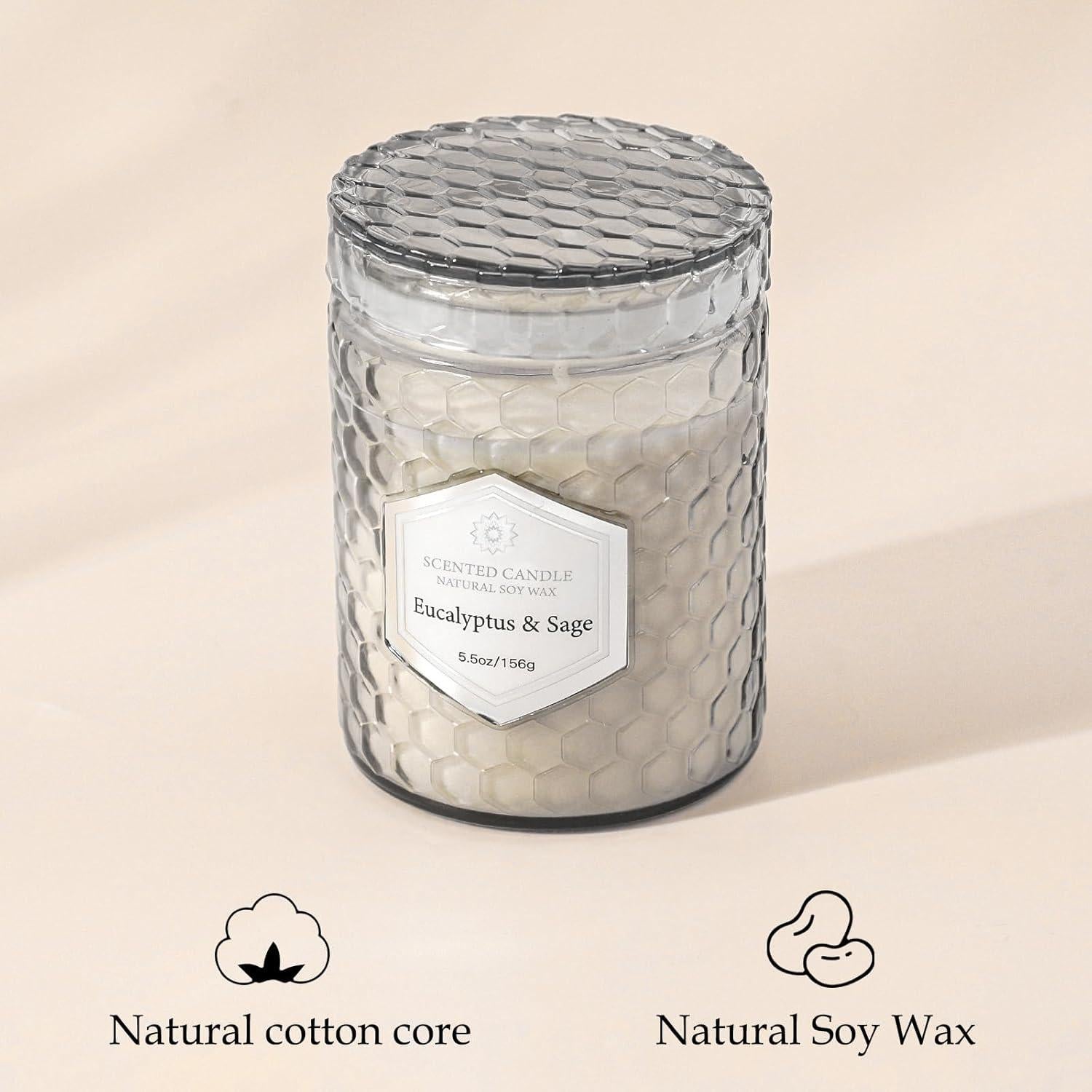 Set de 6 Velas Aromáticas de Soja Shenzhen - 240 Horas