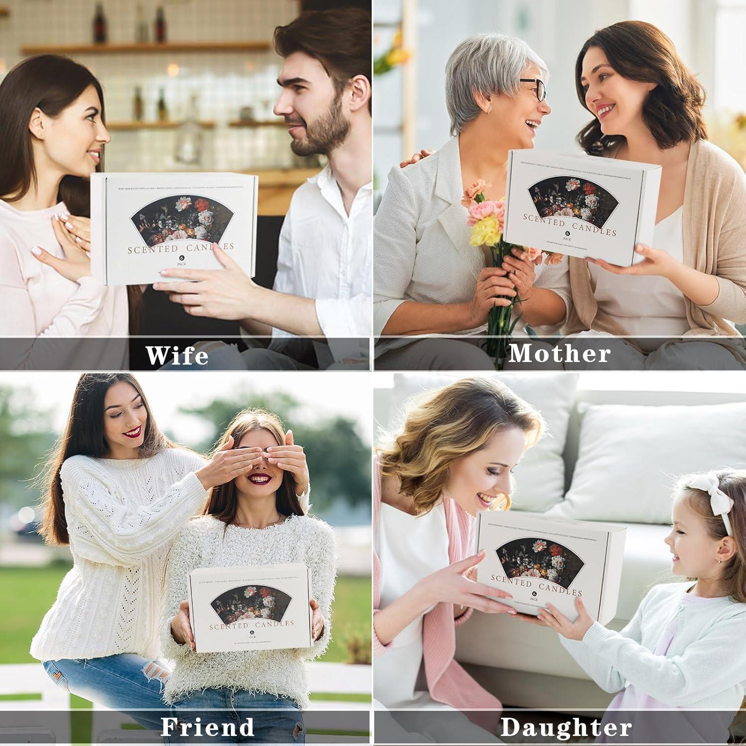 Set de 6 Velas Aromáticas de Soja Shenzhen - 240 Horas