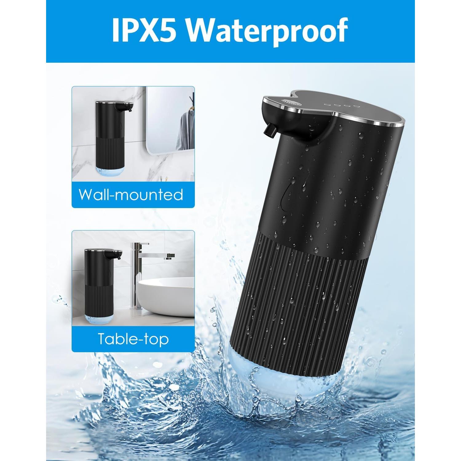 Dispensador Automático de Jabón Espumoso Temracha 350 ml IPX5