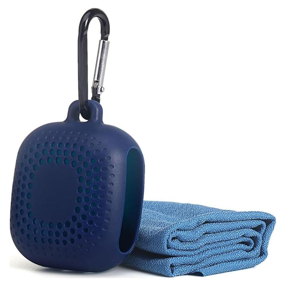 Toalla de Secado Rápido AKOAK 40x40 cm Microfibra Azul