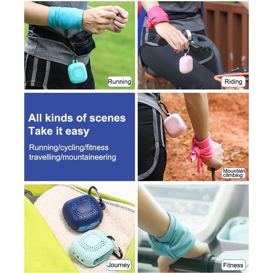 Toalla de Secado Rápido AKOAK 40x40 cm Microfibra Azul