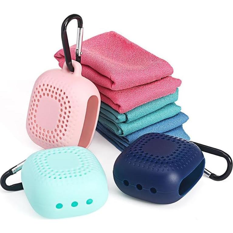 Toalla de Secado Rápido AKOAK 40x40 cm Microfibra Azul