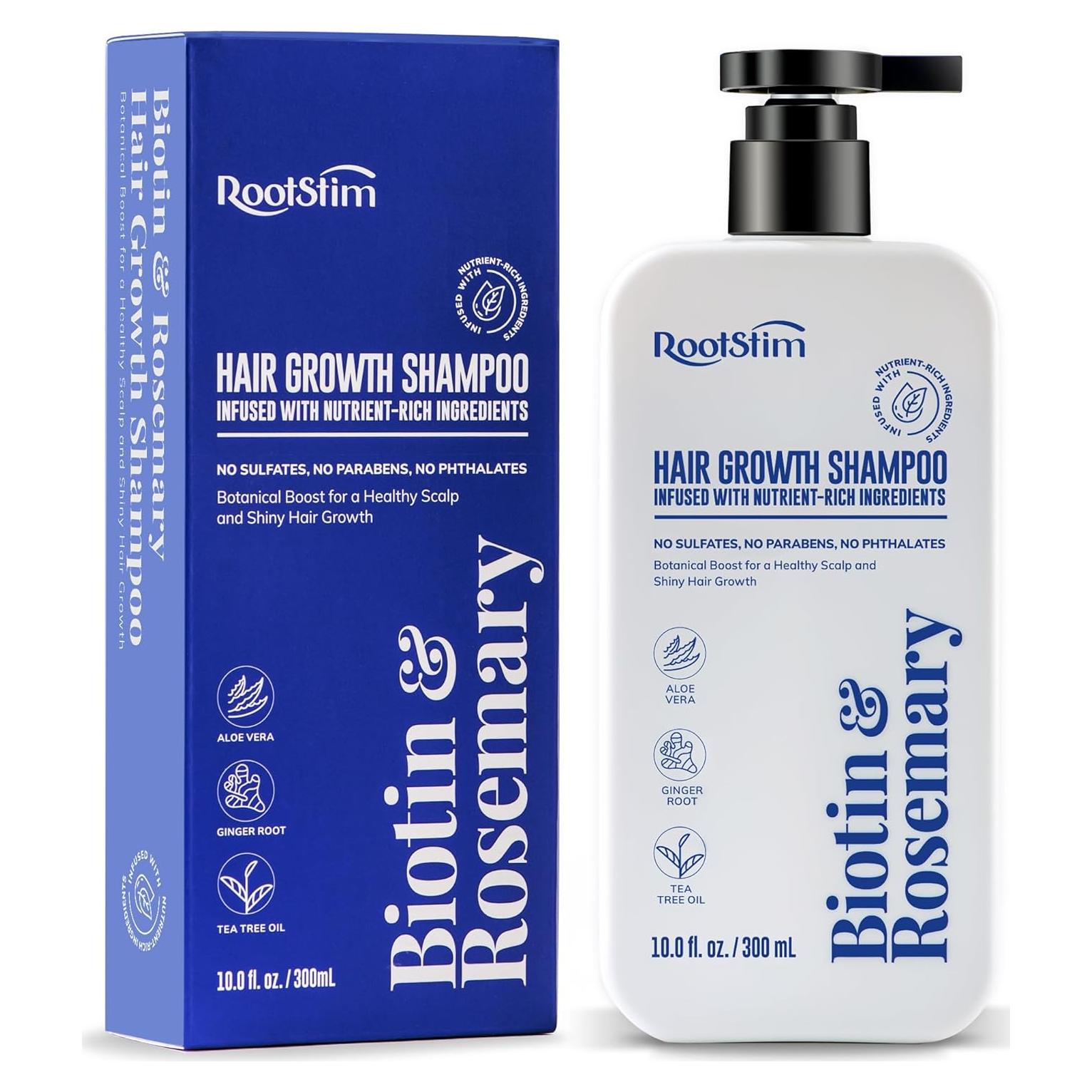 Champú de Biotina y Romero RootStim 295 ml para Crecimiento Cabello