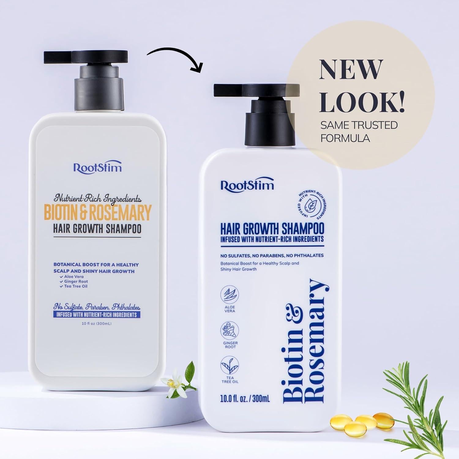 Champú de Biotina y Romero RootStim 295 ml para Crecimiento Cabello