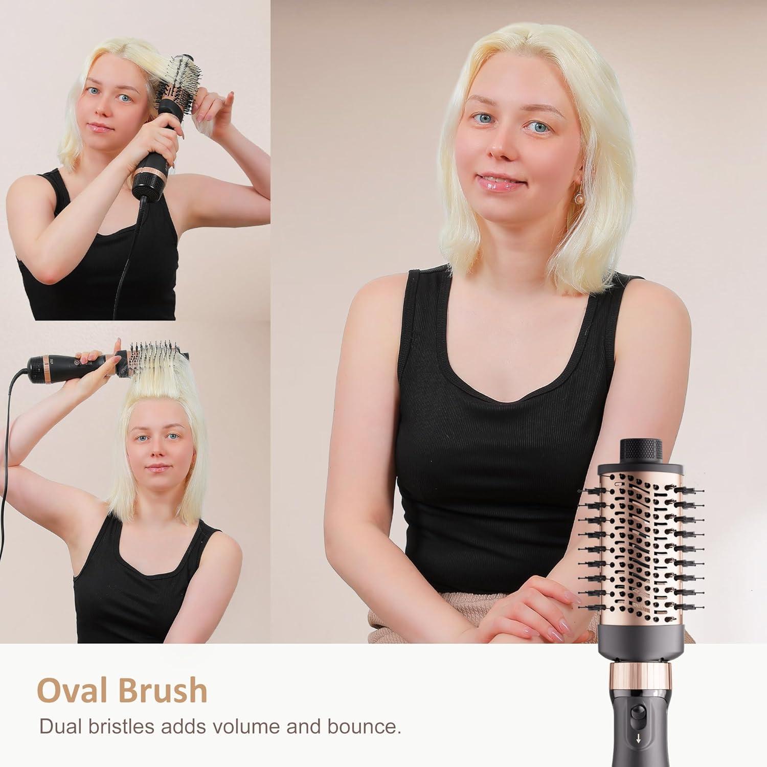 Cepillo Secador DAILYLIFE AB-641 con 5 Accesorios y Función Iónica