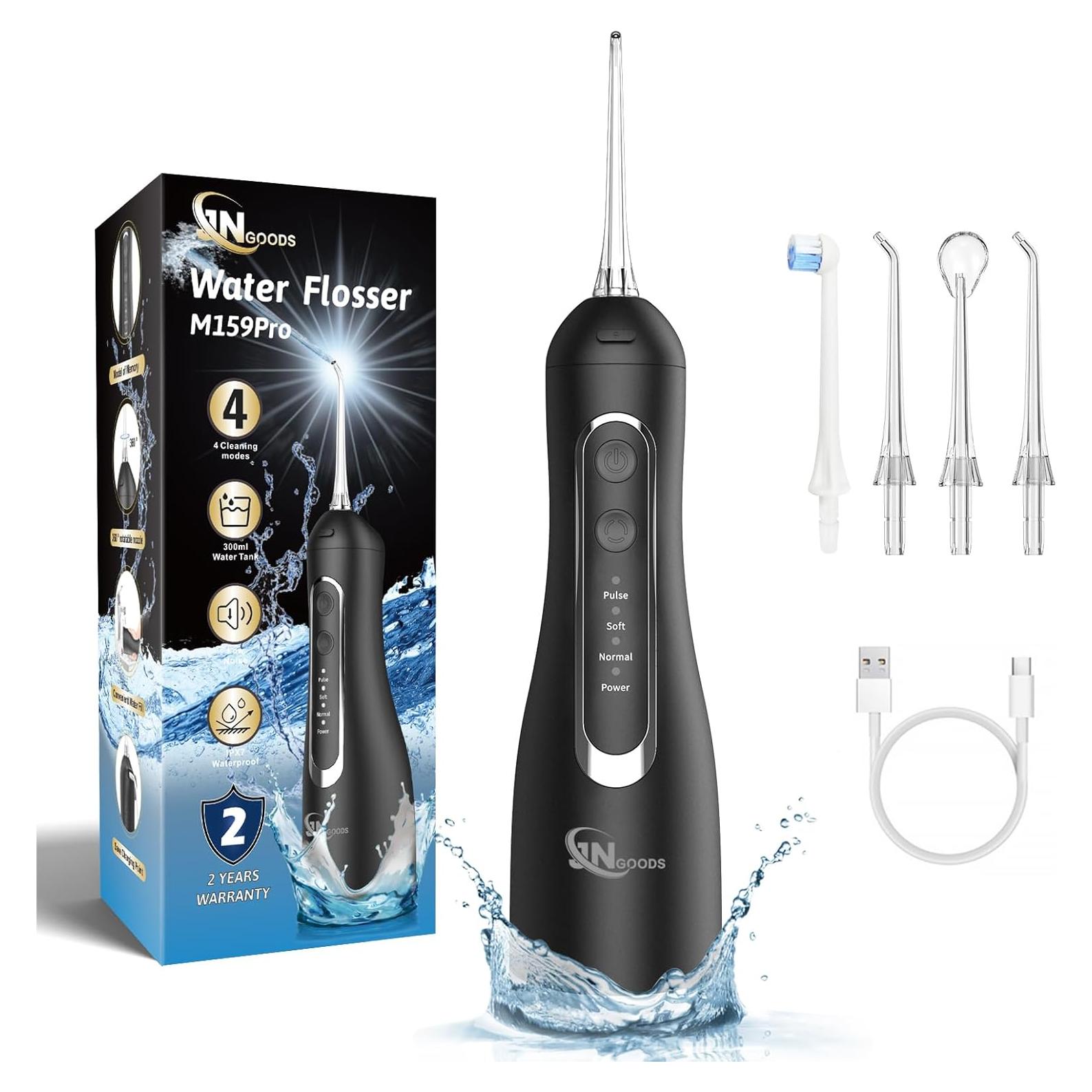 Irrigador Oral Inalámbrico JNGOODS M159 Pro 300ml IPX7 4 Modos