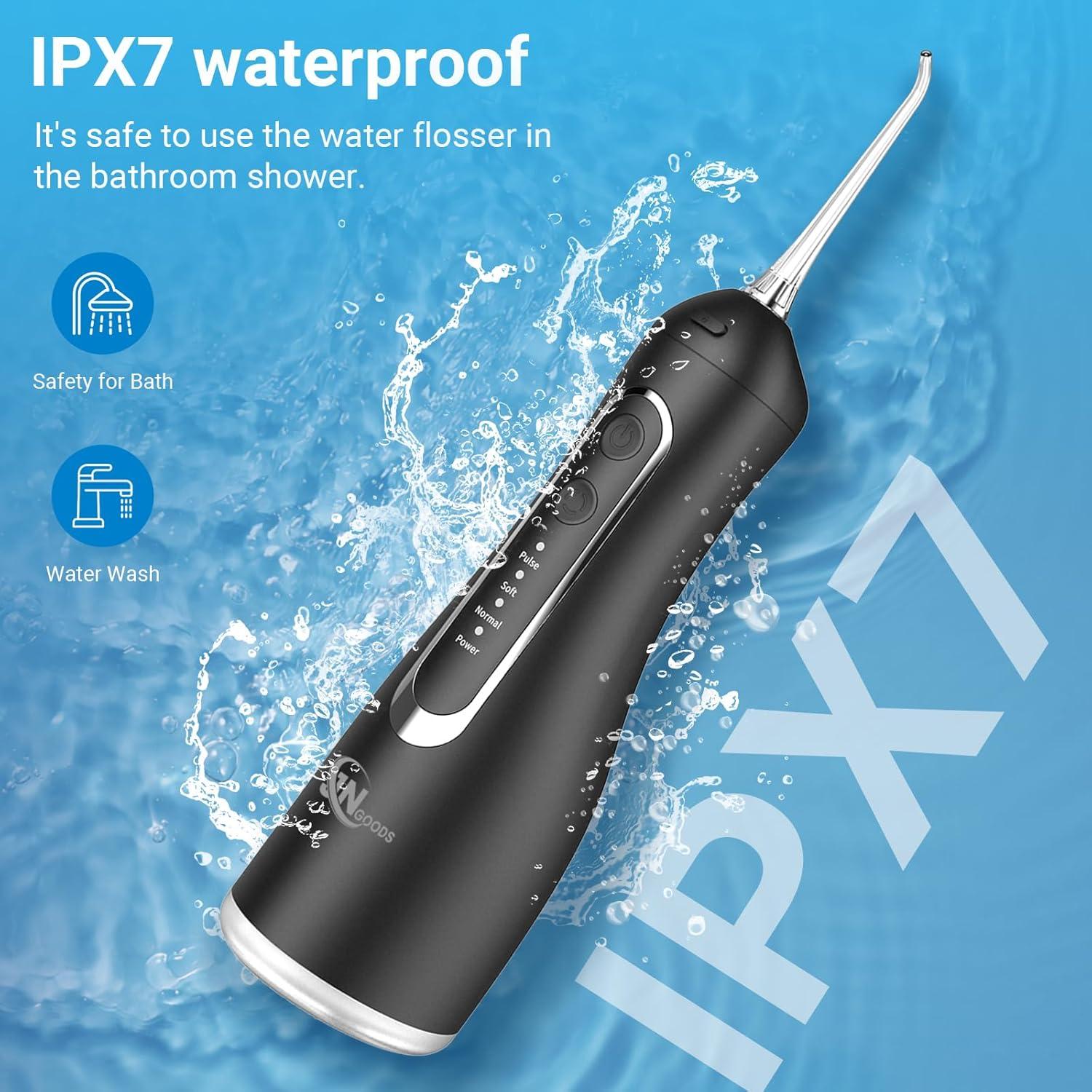 Irrigador Oral Inalámbrico JNGOODS M159 Pro 300ml IPX7 4 Modos