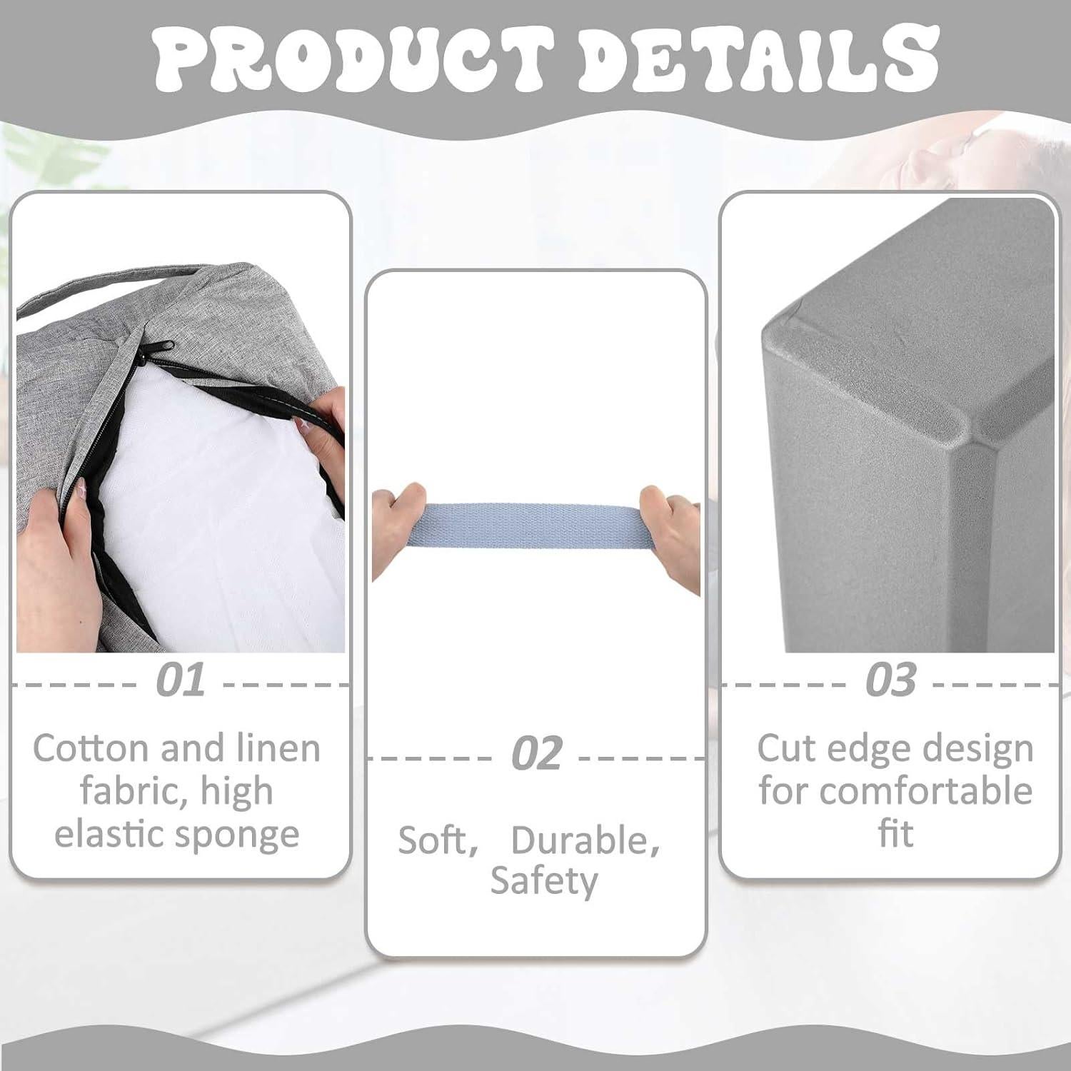 Set de Yoga PullCrease: Cojín, Bloques y Correa Antideslizante