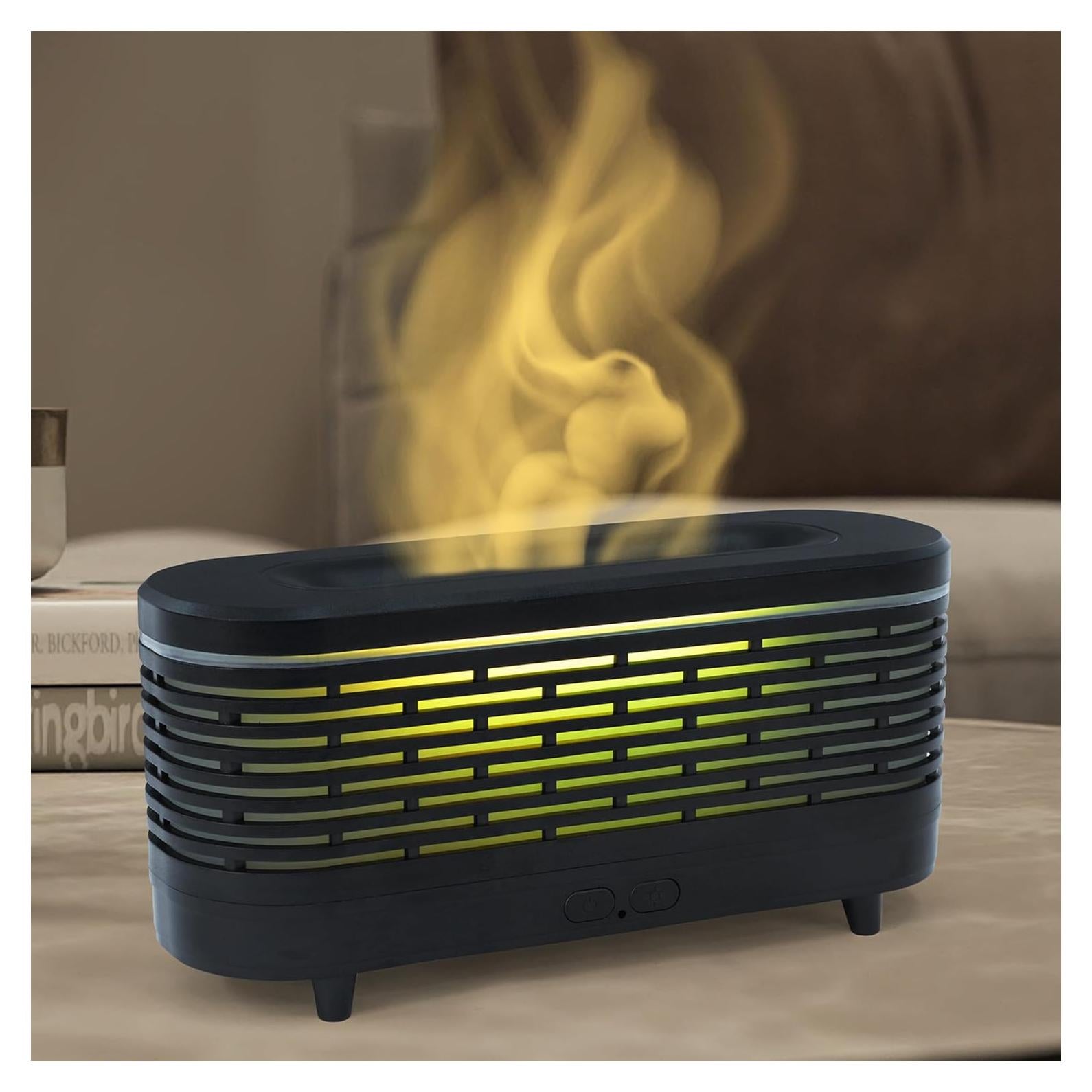 Difusor de Llama Colorida DoReFaSol 120ml Aromaterapia Negro