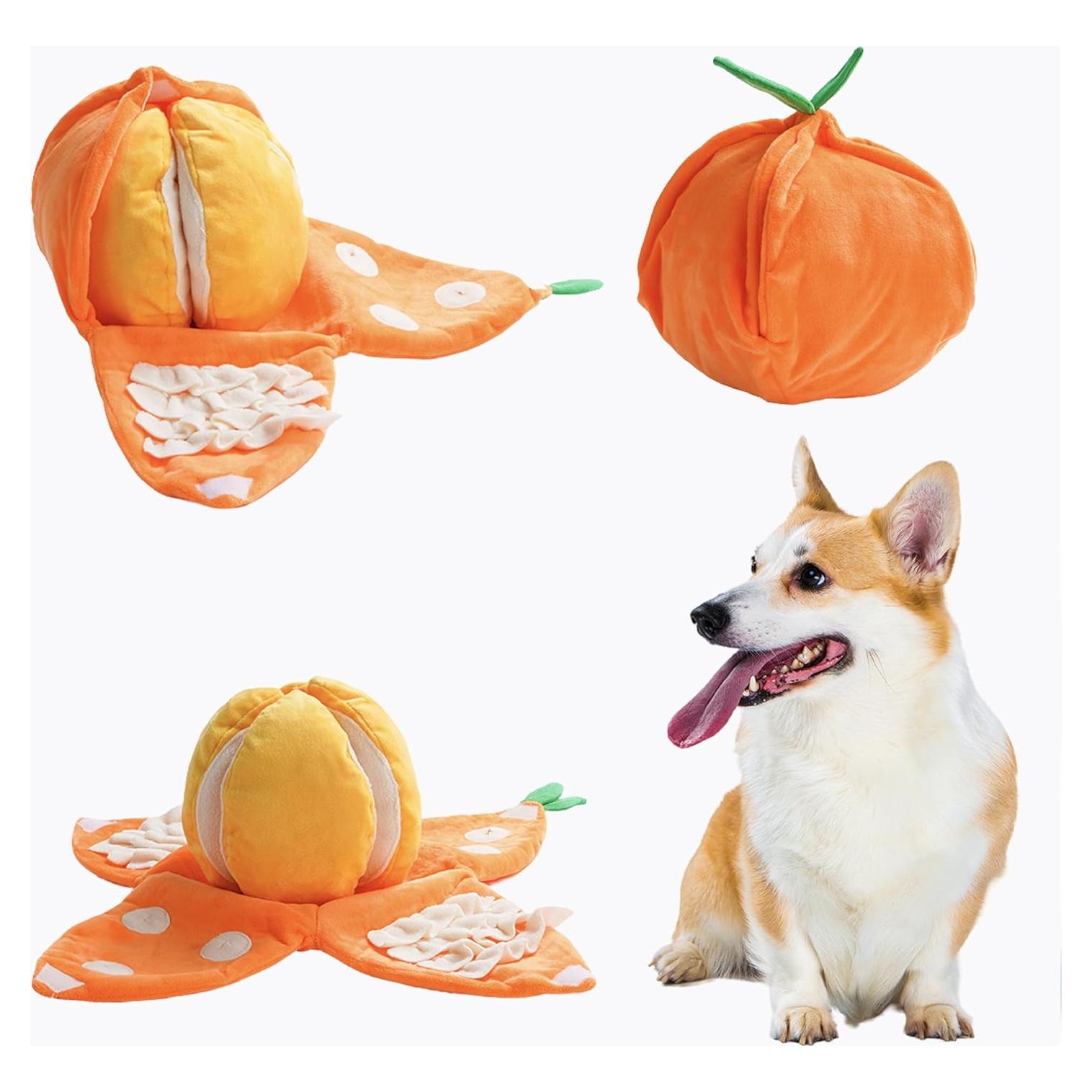 Juguete Interactivo Nocciola Esconde y Busca para Perros Naranja