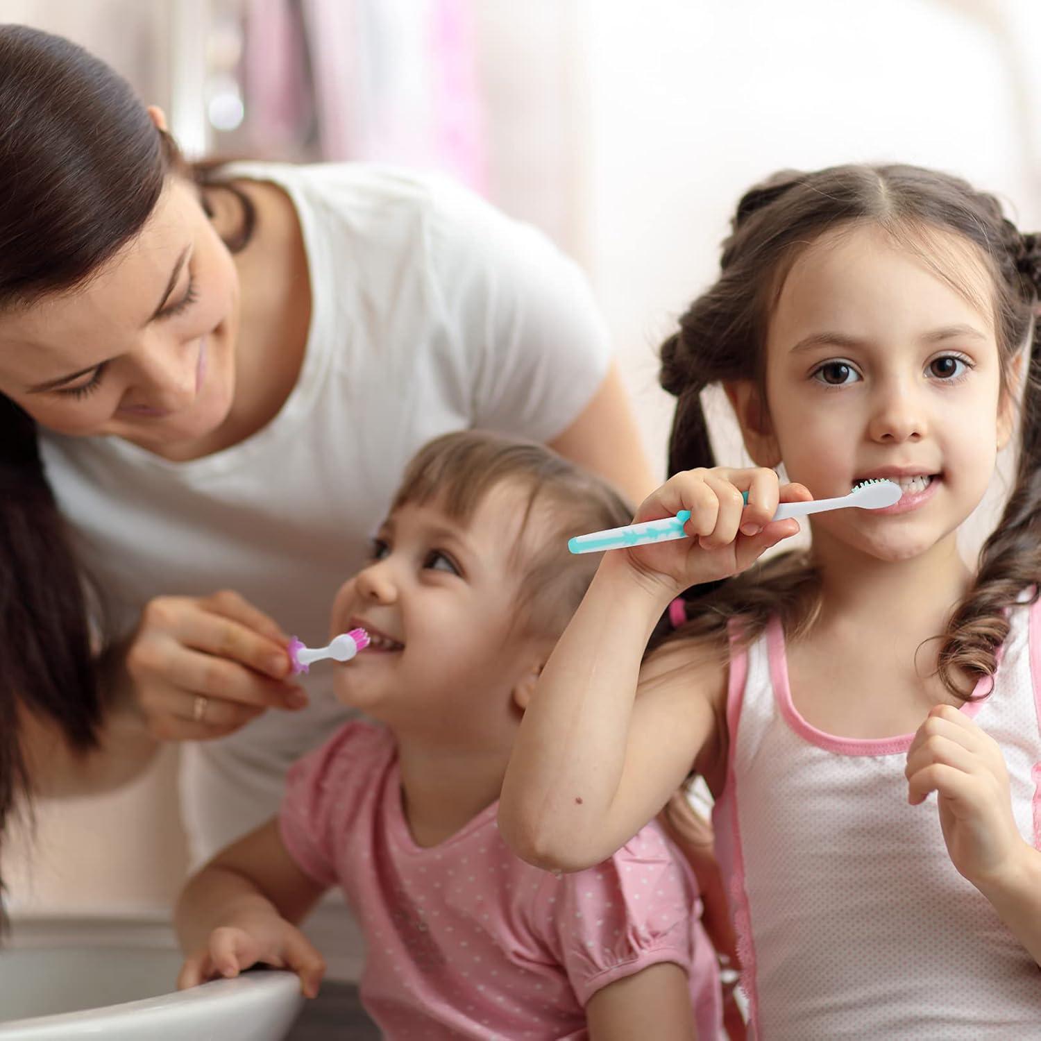 Cepillos de Dientes para Niños Bokon 100 Pcs Suaves Panda