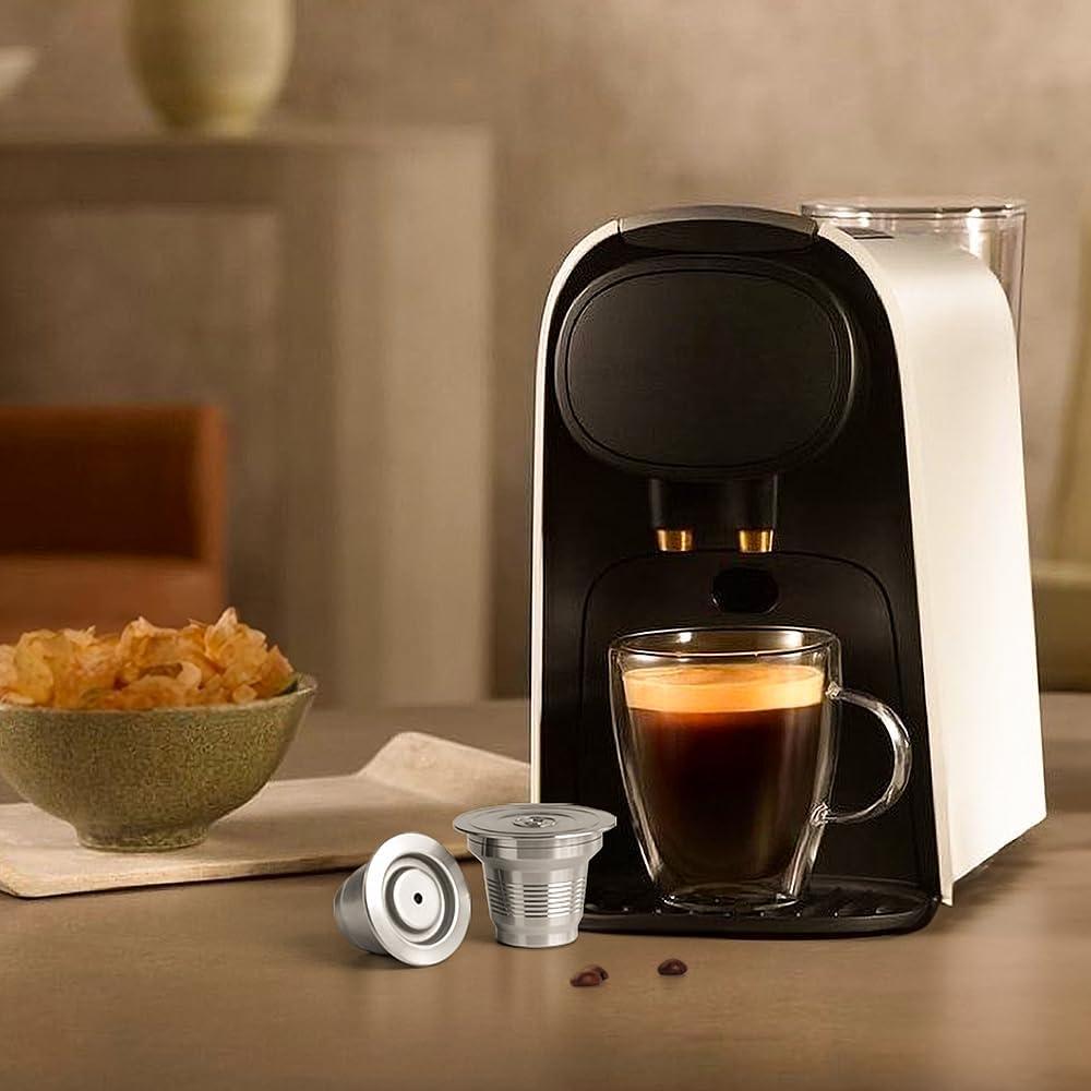Cápsulas de café reutilizables BENFUCHEN 2 unidades acero inoxidable