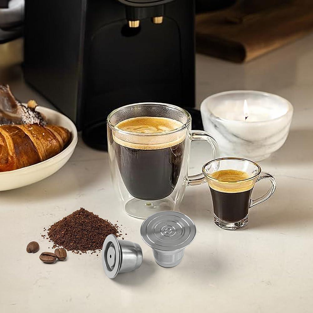 Cápsulas de café reutilizables BENFUCHEN 2 unidades acero inoxidable