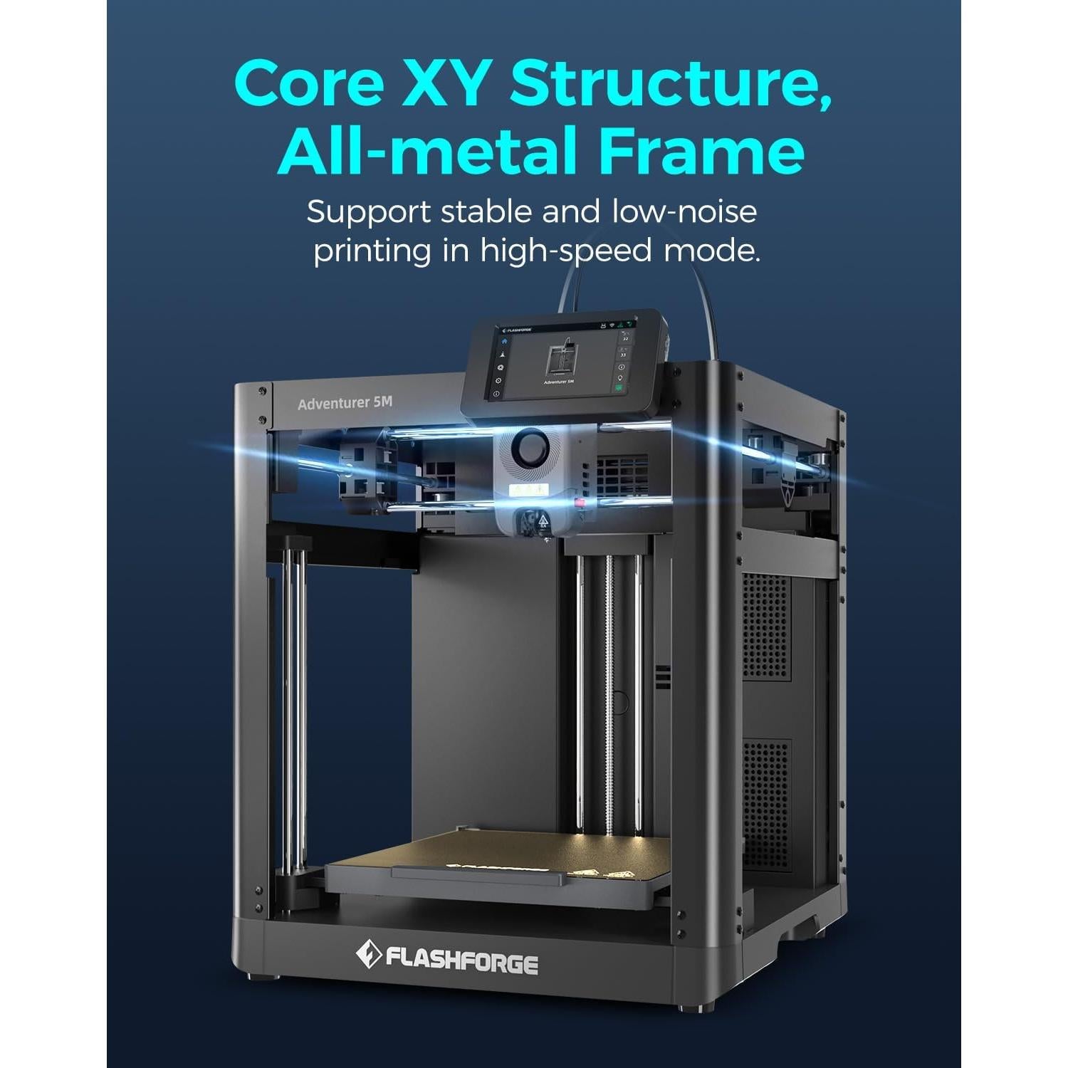 Impresora 3D FLASHFORGE Adventurer 5M 220x220x220mm Alta Velocidad