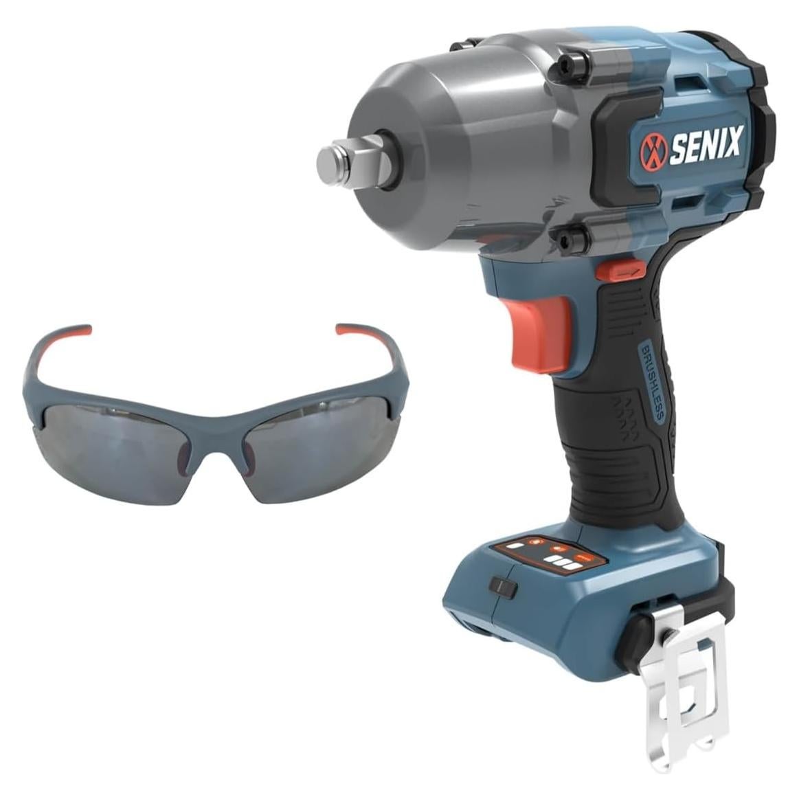 Llave de Impacto Inalámbrica SENIX 1/2" 550 ft-lbs 747.7 Nm