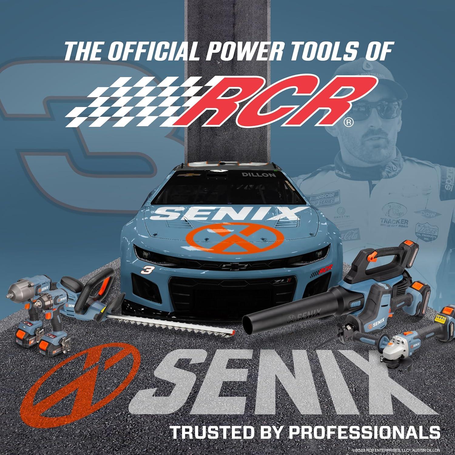 Llave de Impacto Inalámbrica SENIX 1/2" 550 ft-lbs 747.7 Nm