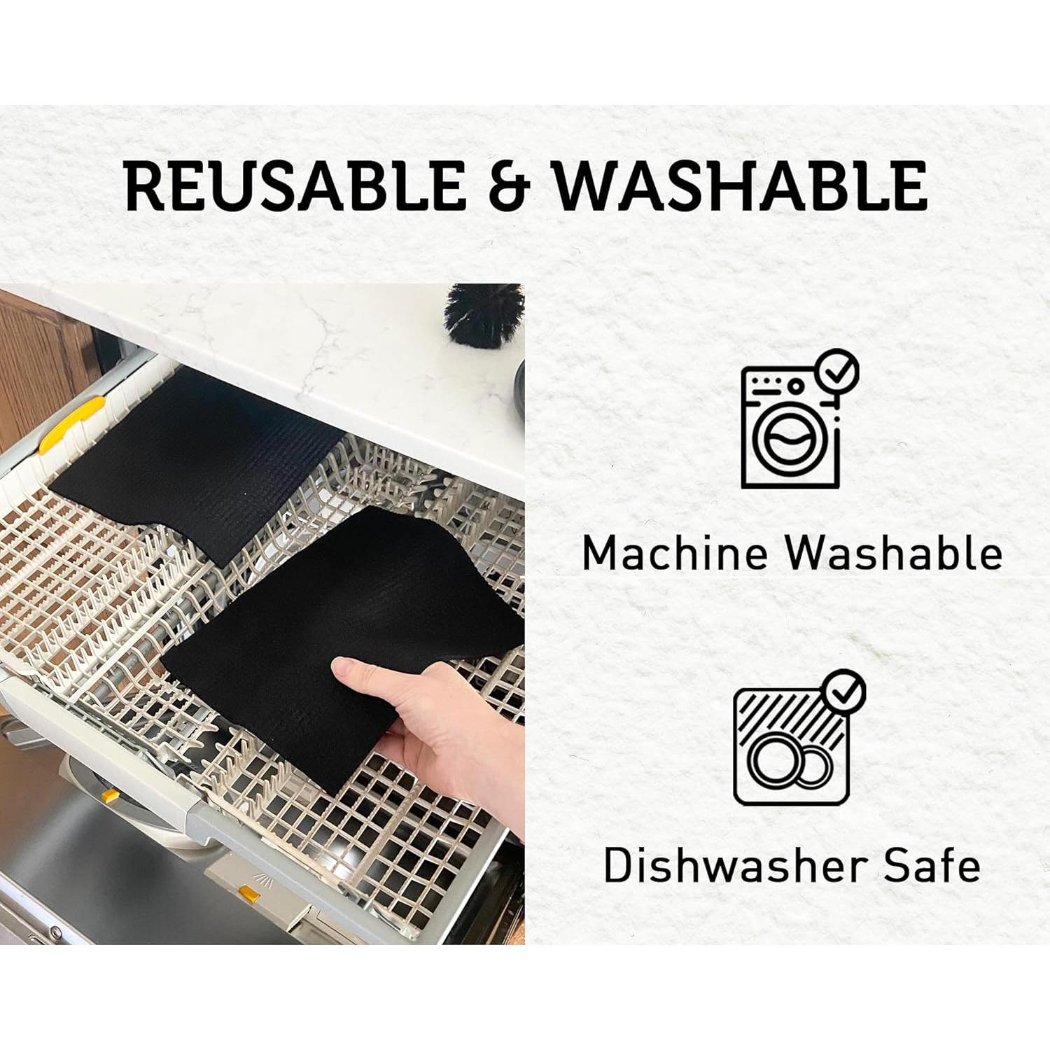 Paños de Cocina Suecos Grandes Nordhus Design - 10 Unidades Gris