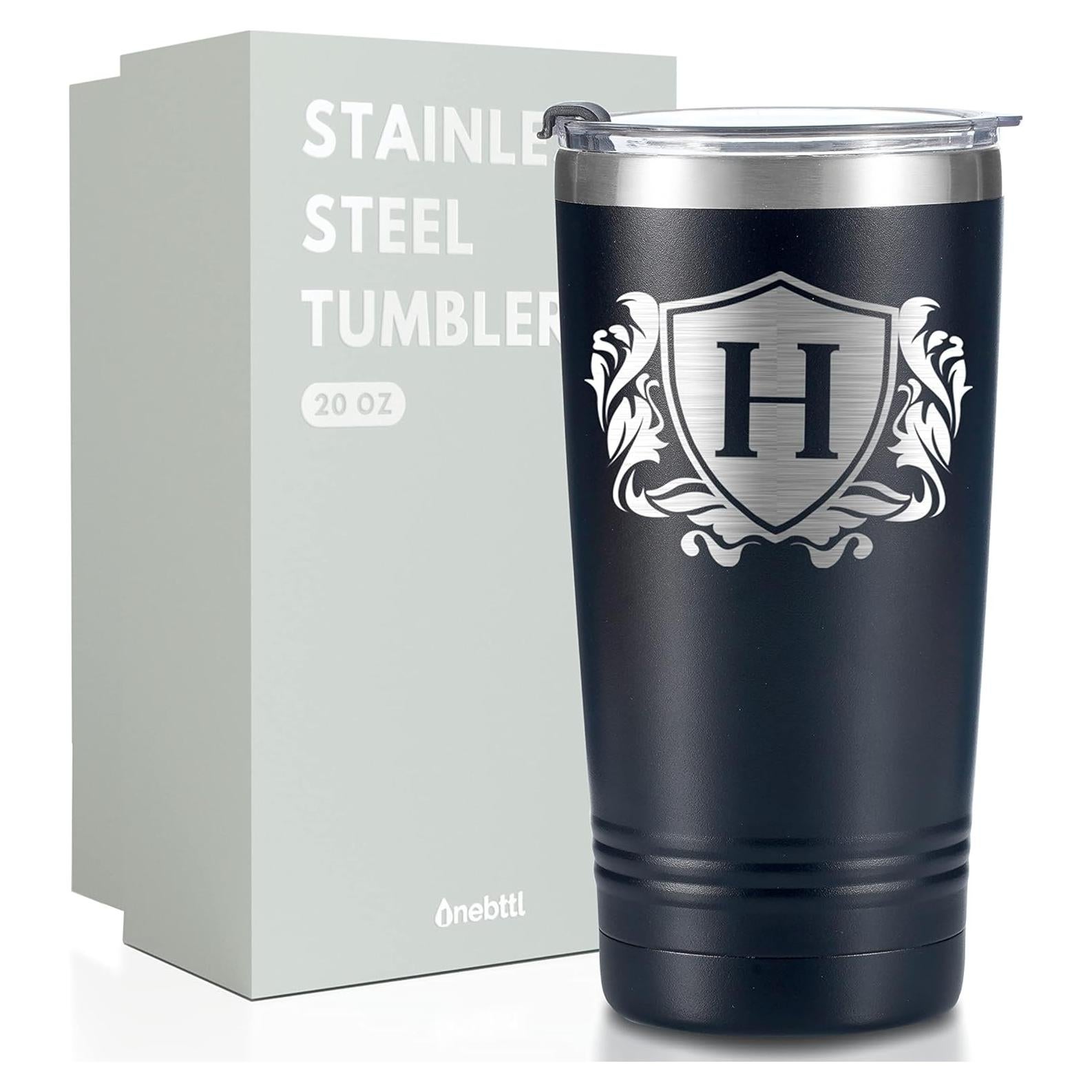 Taza de Viaje Personalizada Onebttl 590ml con Inicial H