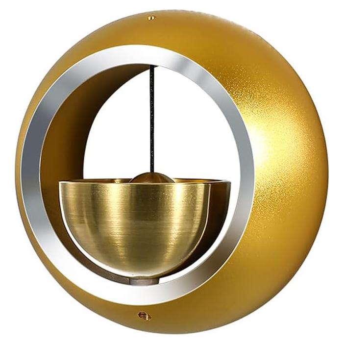 Campana de Timbre Decorativa Meowlian Oro 10,59x10,31cm