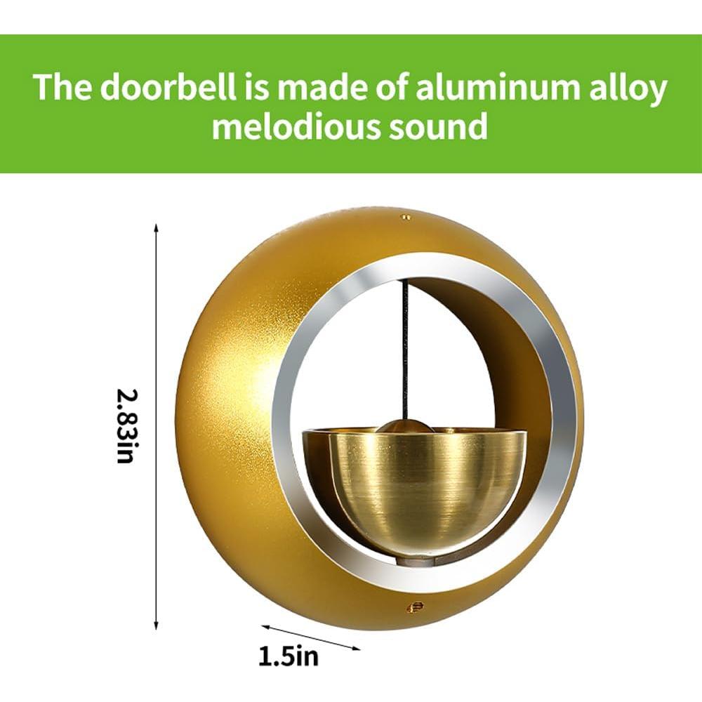 Campana de Timbre Decorativa Meowlian Oro 10,59x10,31cm