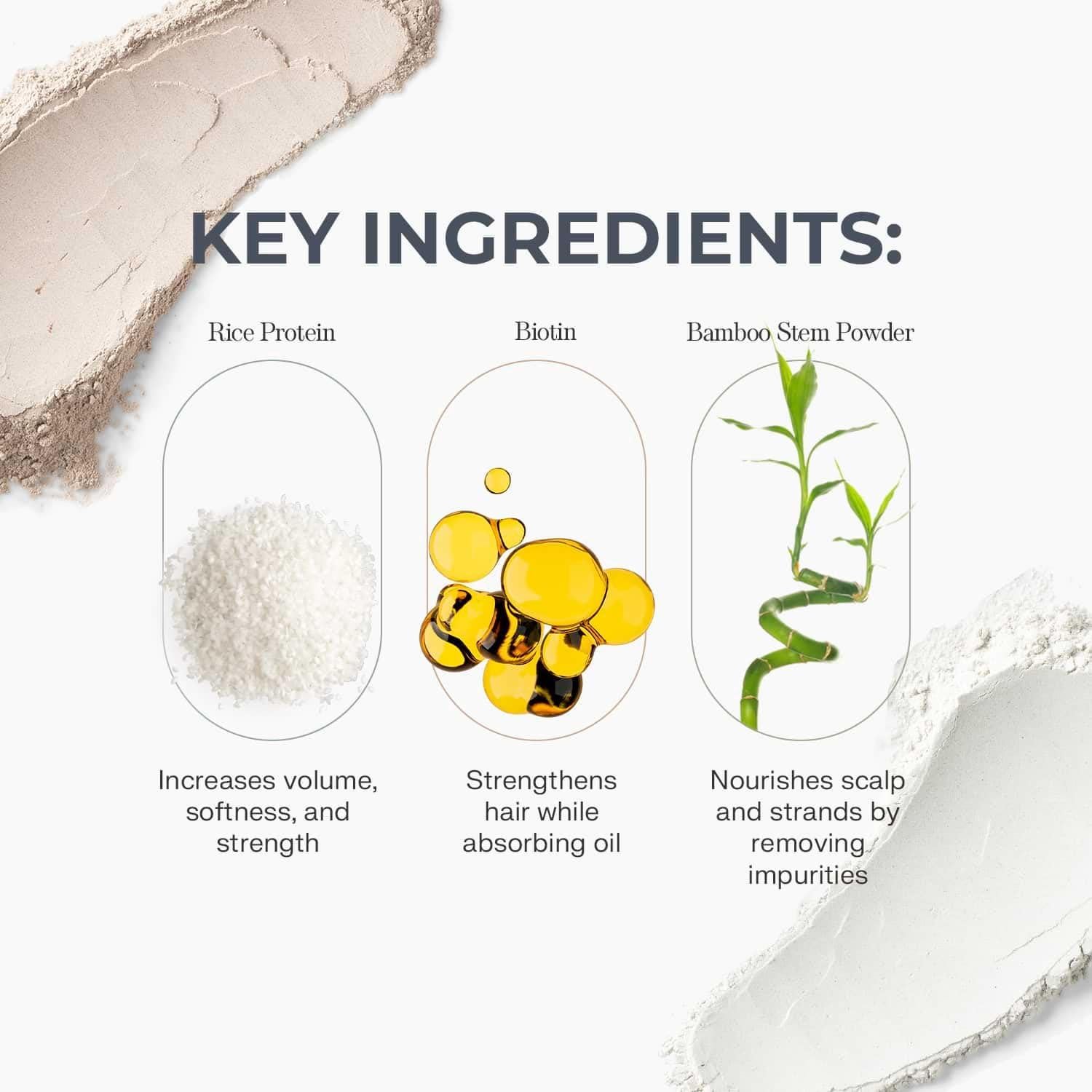 Champú Seco The Earthling Co. 73.9 g - Voluminizador Natural para Cabello Oscuro