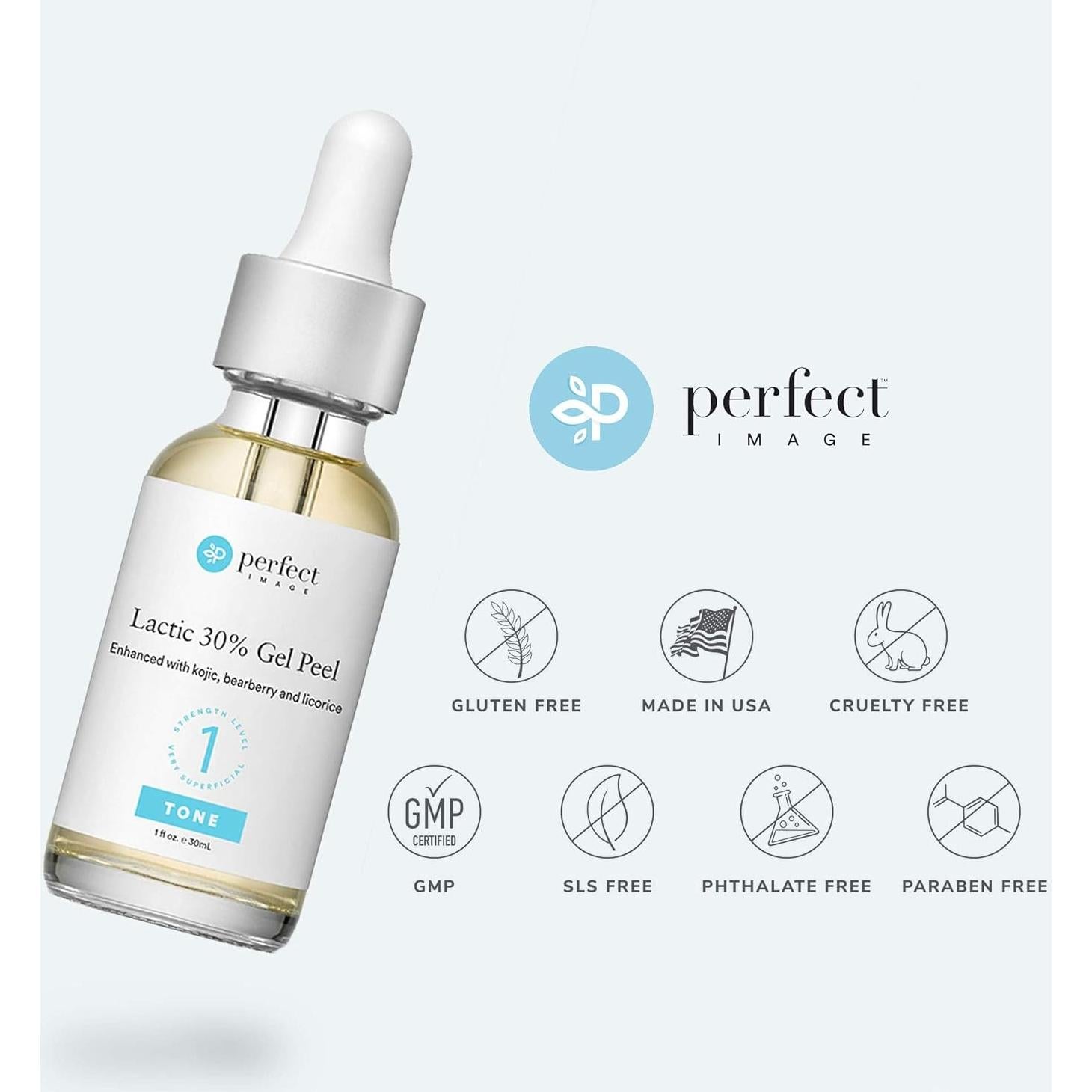 Peeling de Gel Láctico Perfect Image 30% - Aclarante y Hidratante