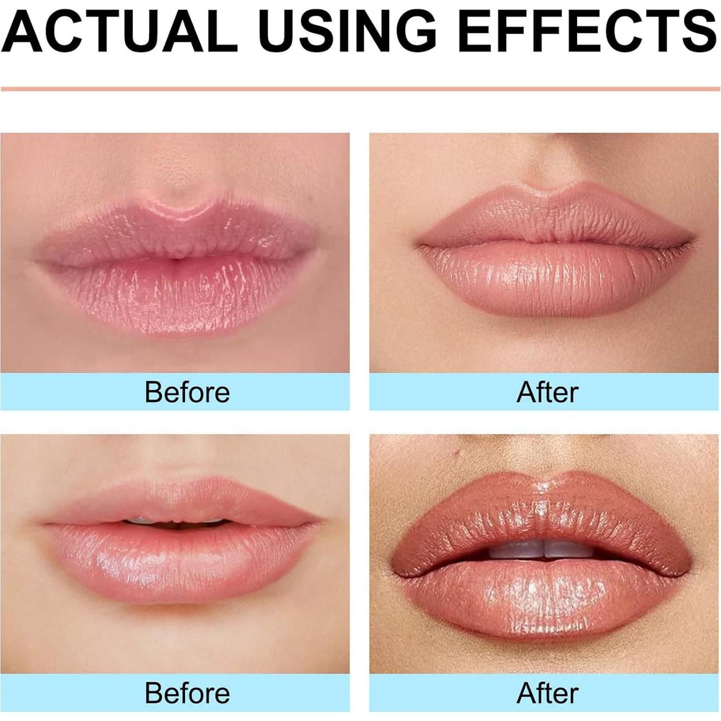 3PCS Peel Off Lip Stain Tattoo, Peel Off Lip Liner Tattoo, Long Lasting Lip Stain Peel Off, Infused with Hyaluronic Acid & Vitamin E, Lip Makeup Gift for Women